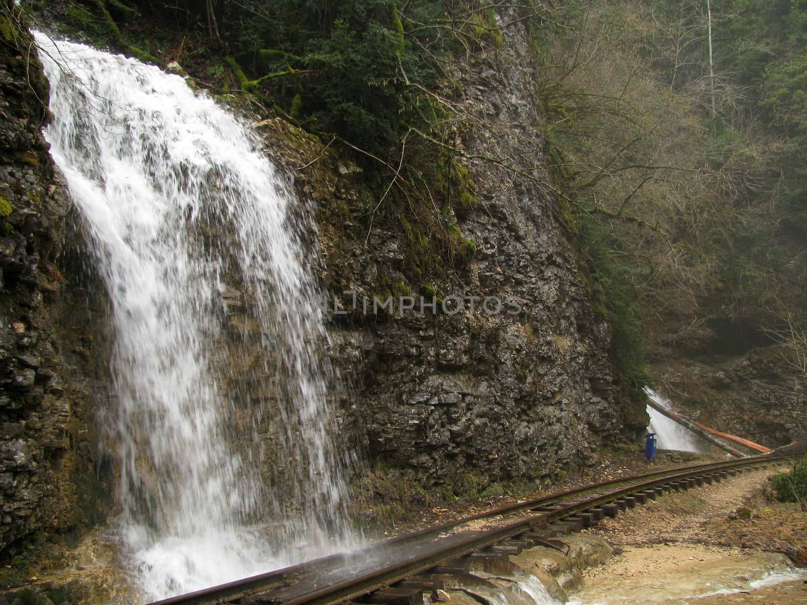 Europe, cascade, trip, tour natural monument, sightseeing object flora