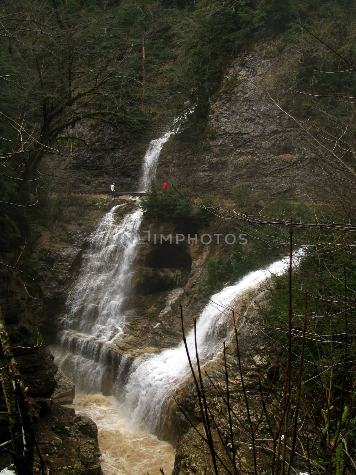 Europe, cascade, trip, tour natural monument, sightseeing object flora