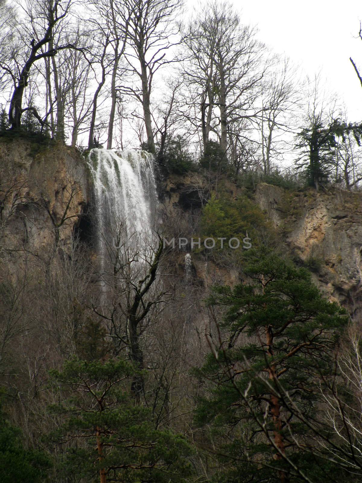 Europe, cascade, trip, tour natural monument, sightseeing object flora