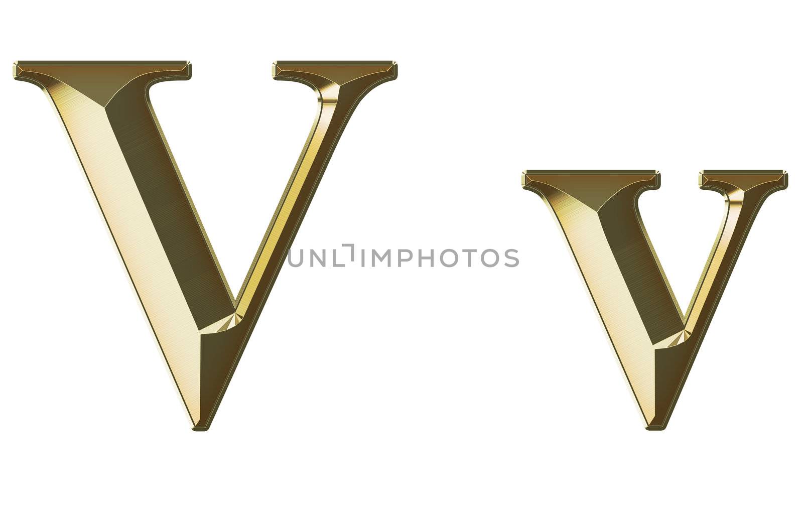 Exclusive collection font from brushed gold on white background by mozzyb
