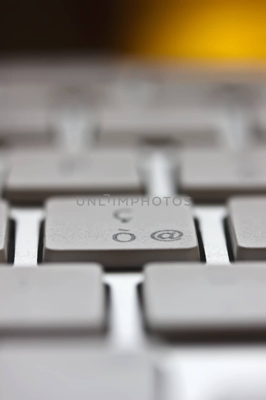 Computer keyboard closeup, internet