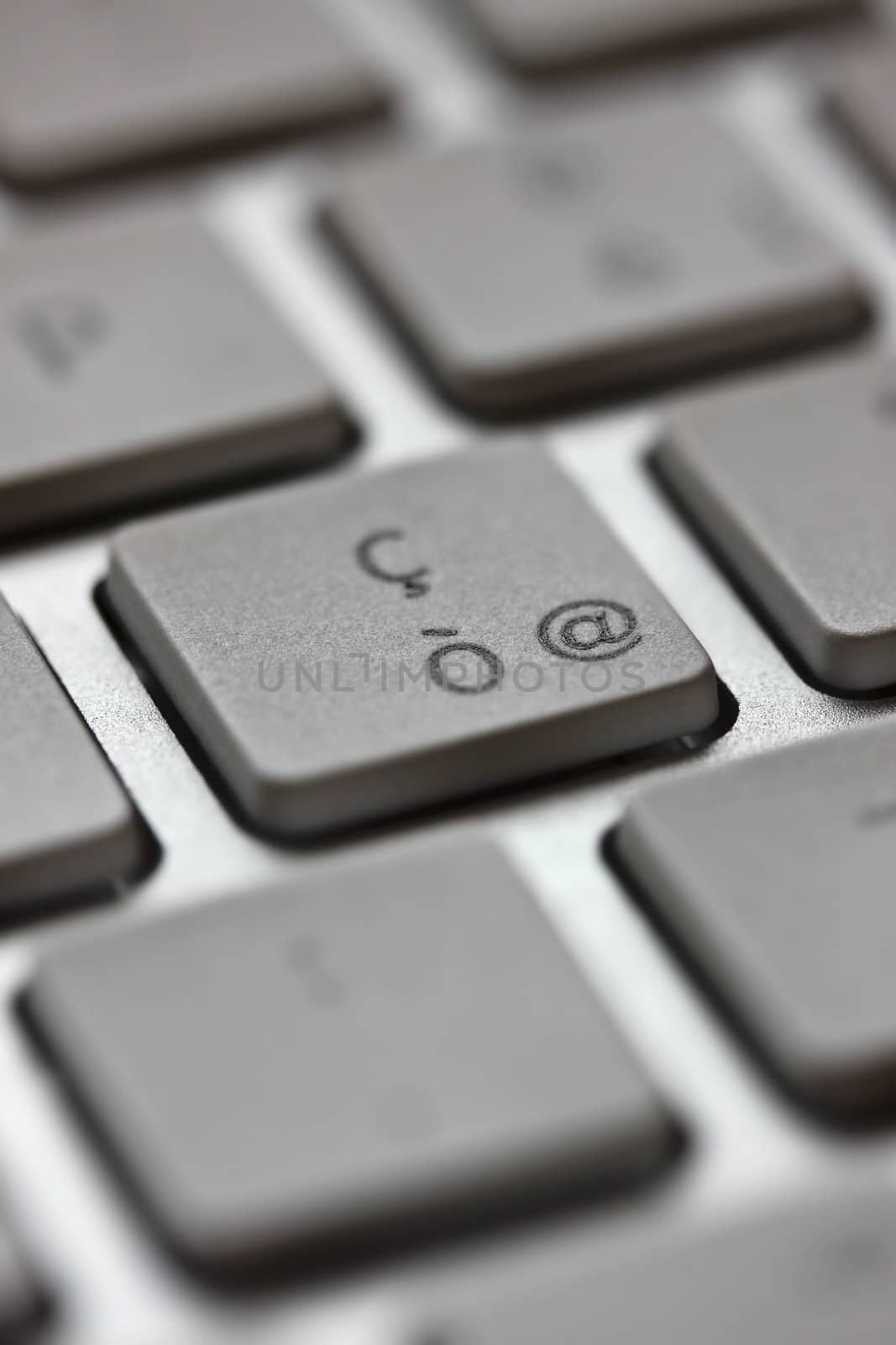 Computer keyboard closeup, internet