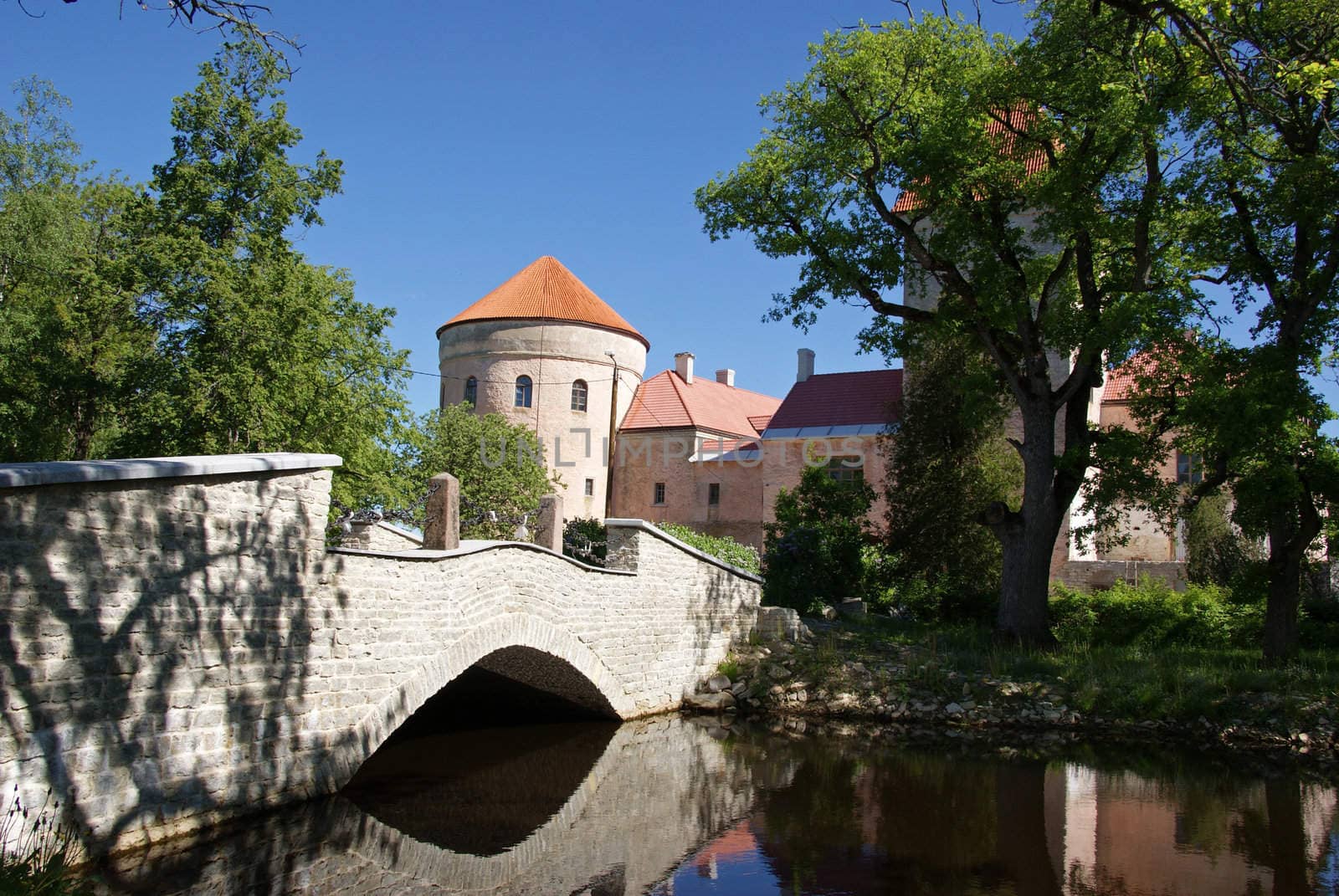 The ancient castle in the east of Estonia. 15 century