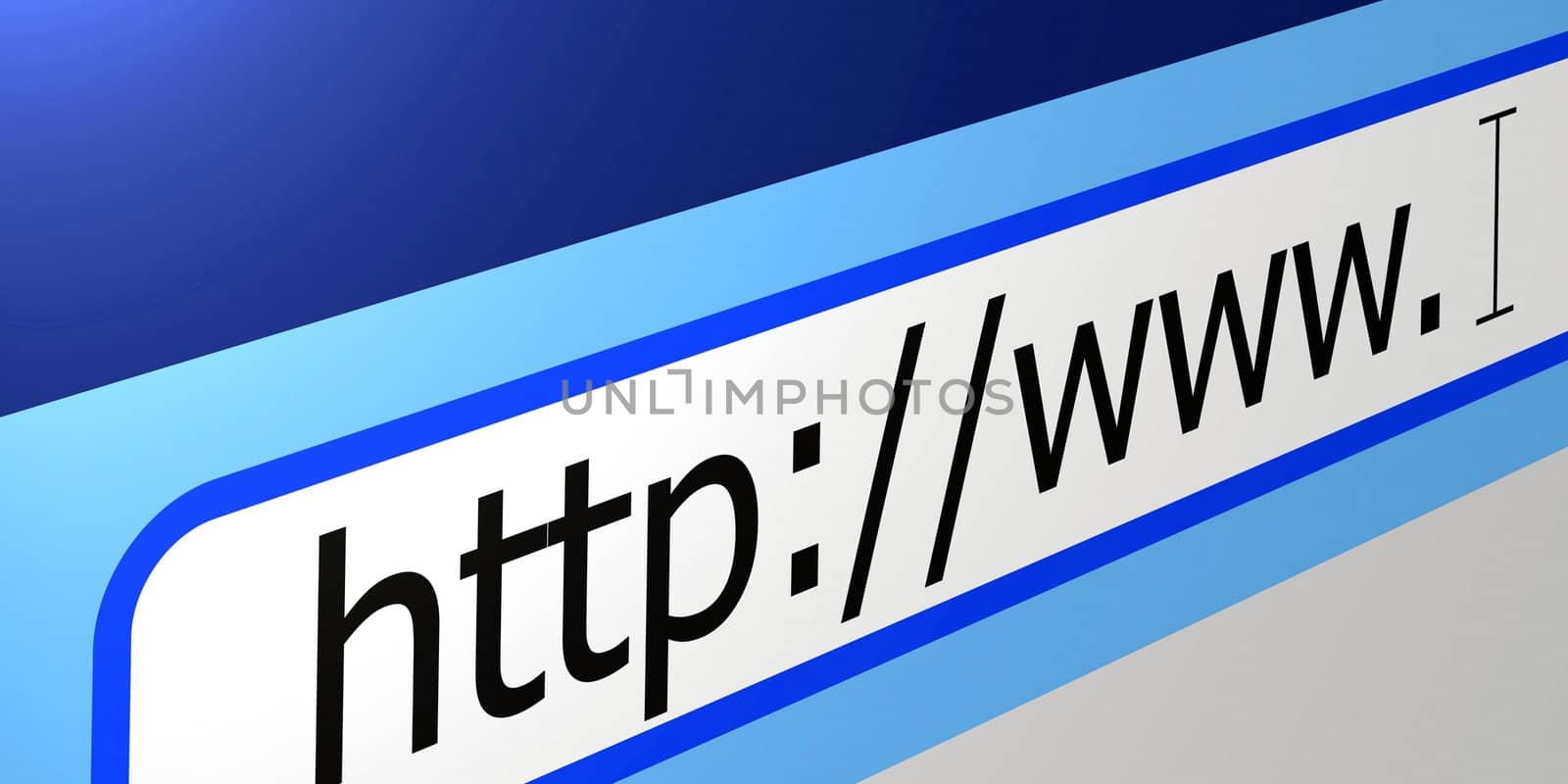 Detail of World wide web browser address line