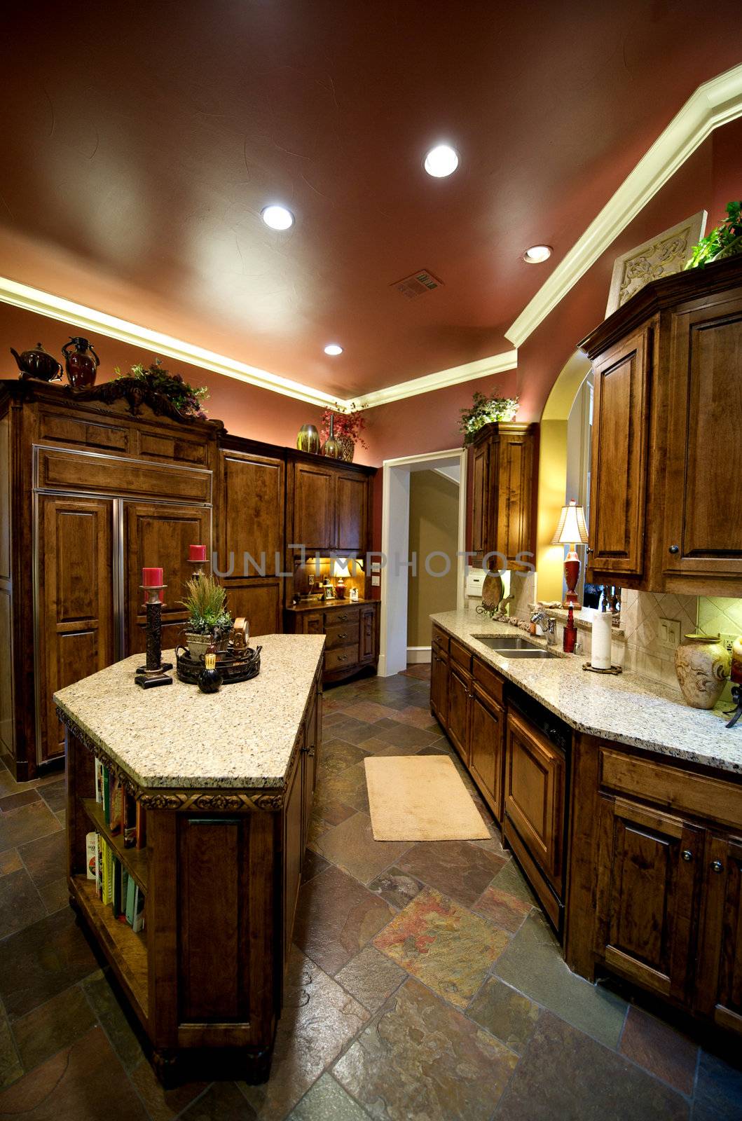 An image of a luxuriously decorated kitchen