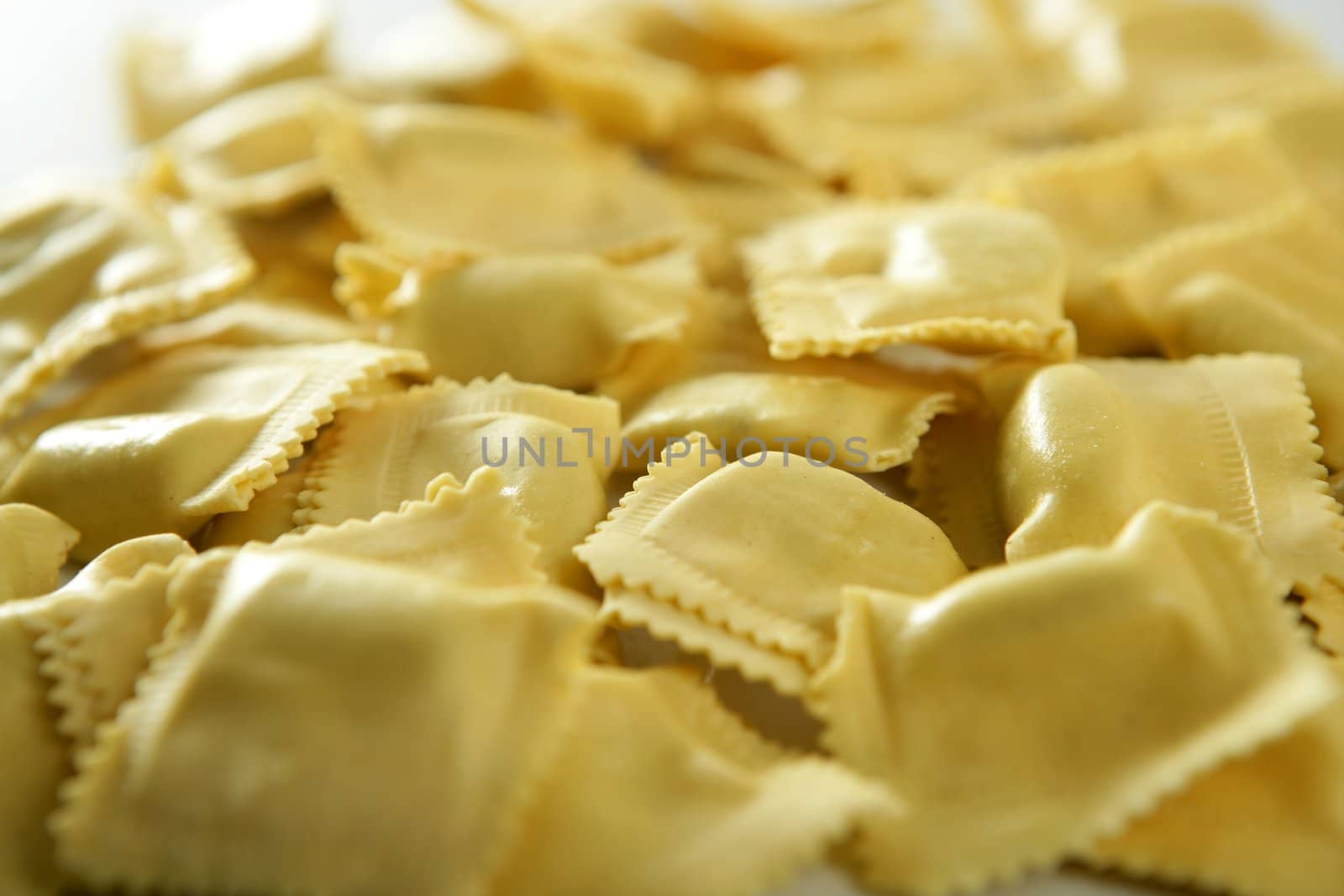 Cheese filled Italian pasta texture by lunamarina