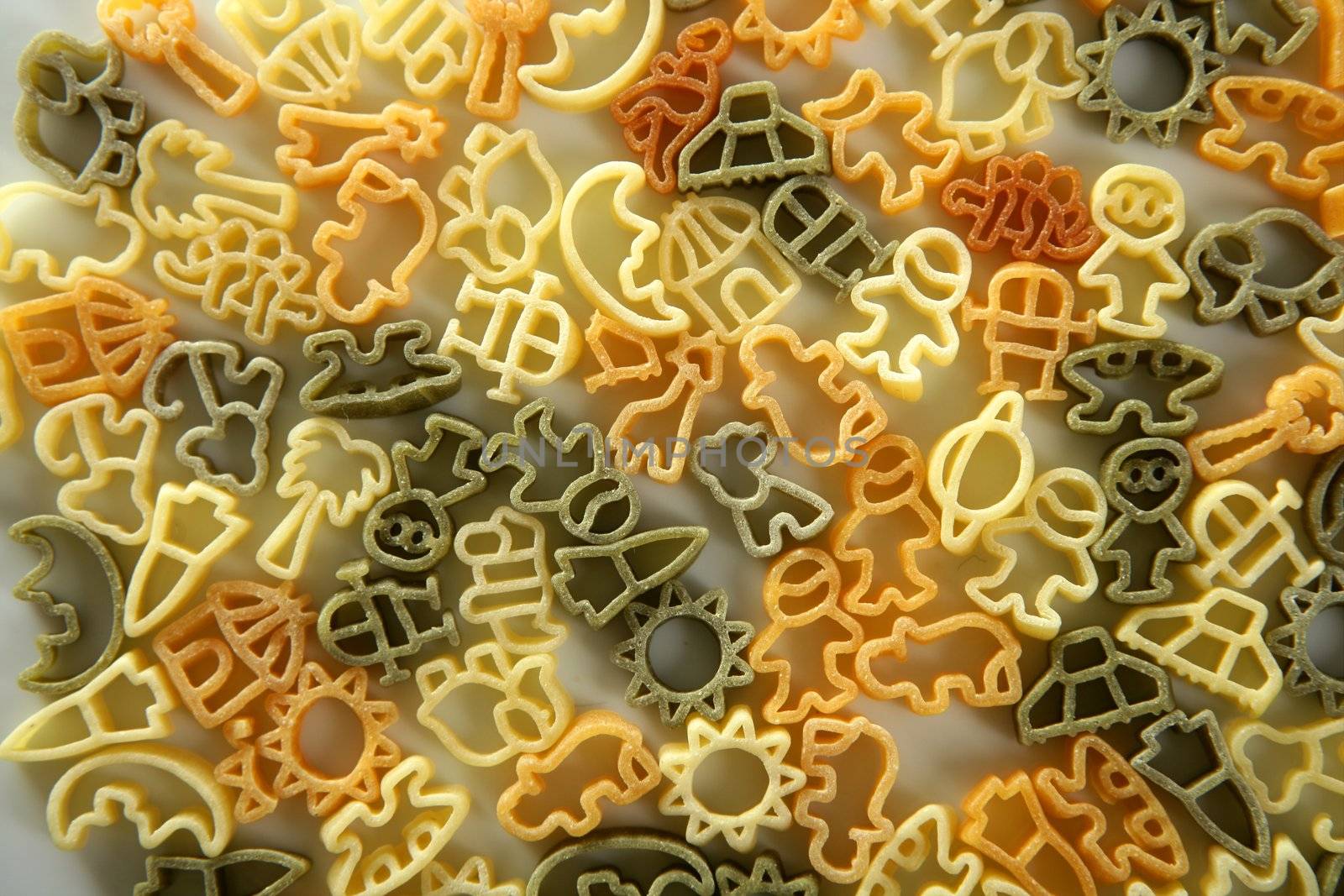 Italian children pasta texture by lunamarina