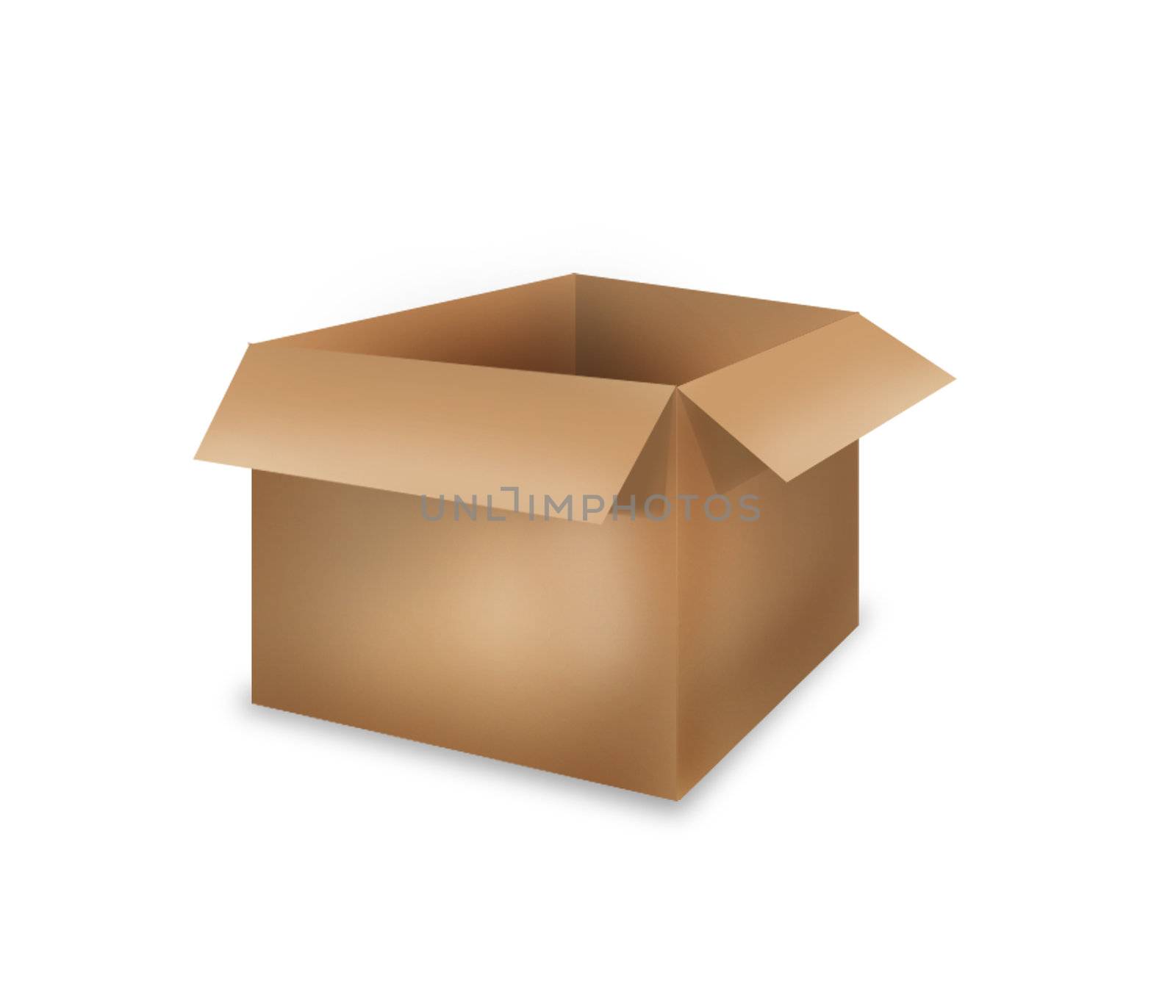Cardboard Box by Imagevixen