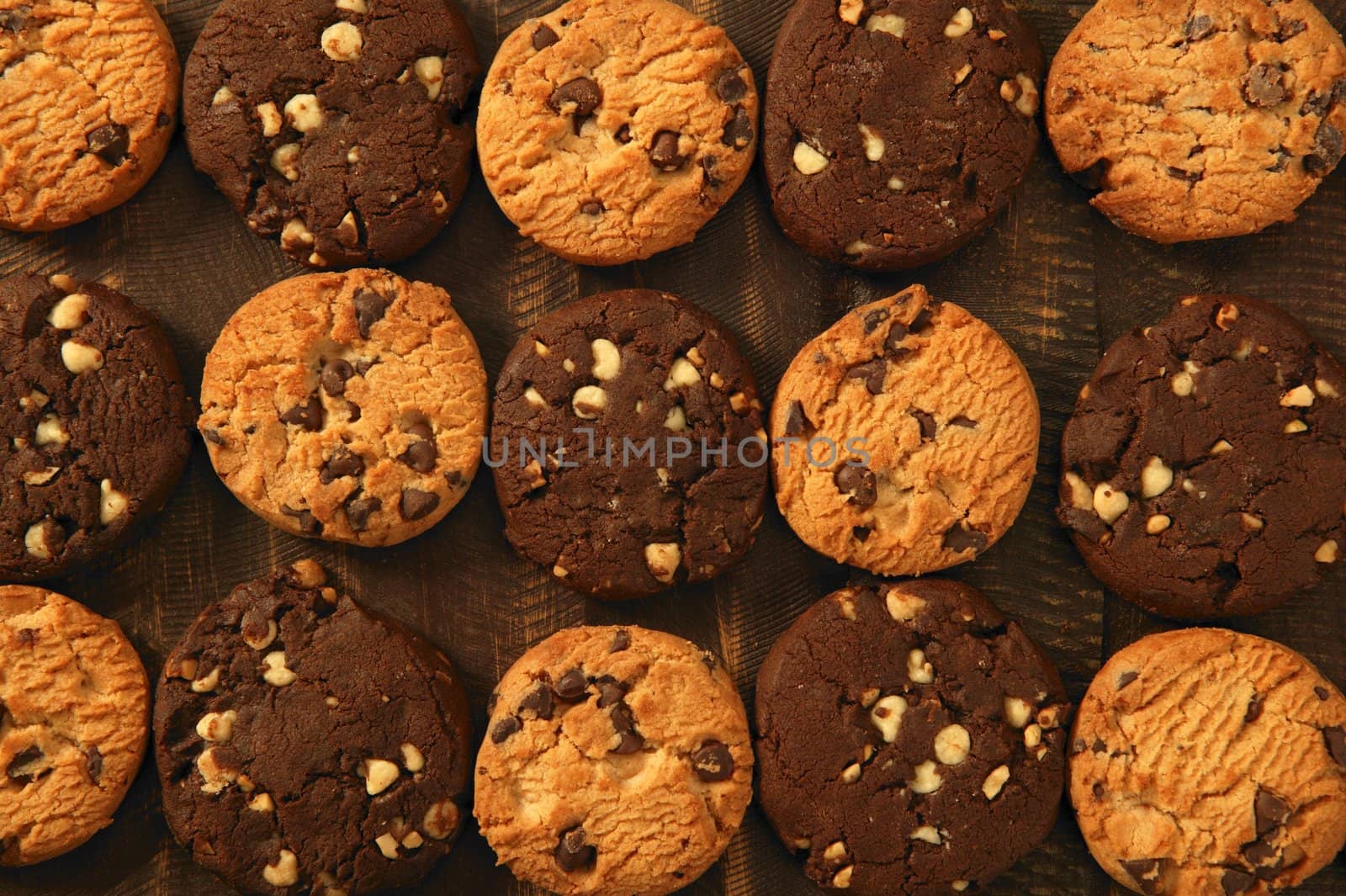 Chocolate cookie biscuits by lunamarina