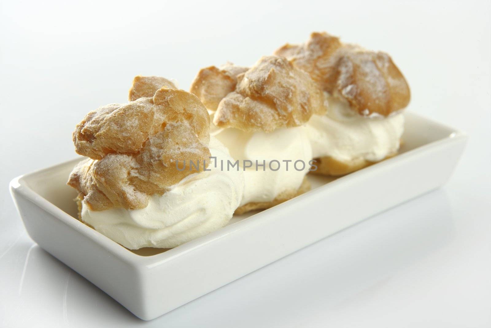 Delicious cream puff cake by lunamarina