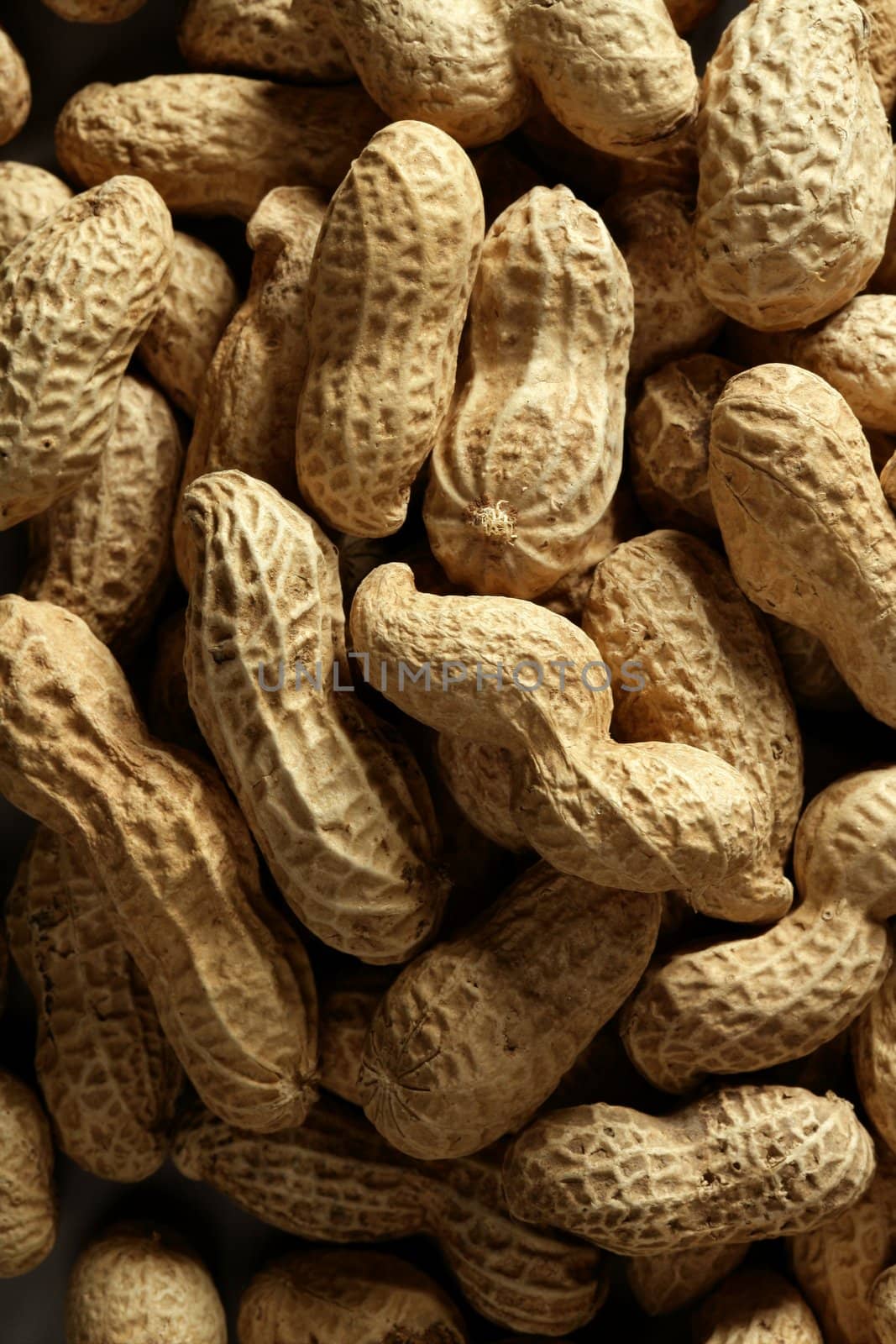 Peanuts macro over wood background by lunamarina