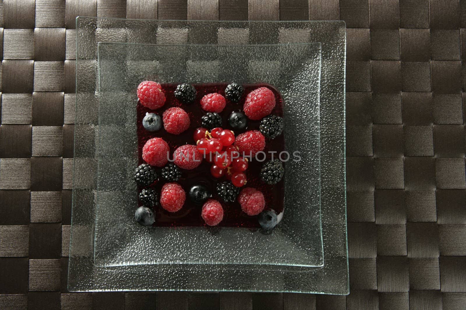 Berries mix dessert by lunamarina