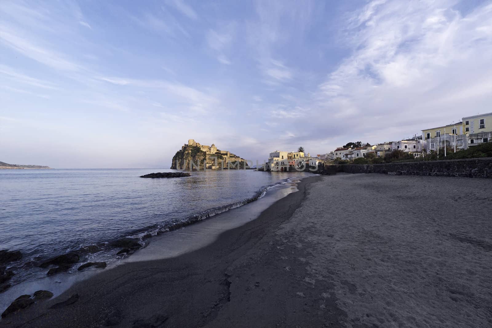 ITALY, Campania, Ischia island, Ischia Ponte, Castel S.Angelo (aragon fortress)