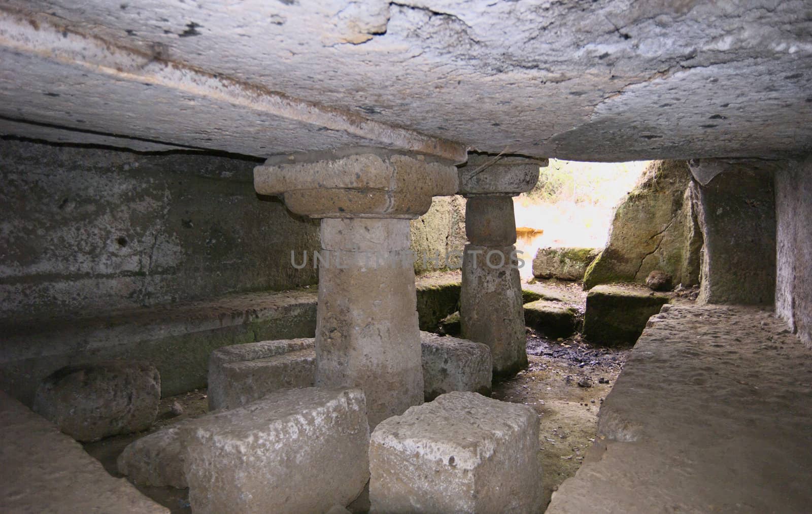 ITALY, Lazio, Cerveteri (Rome), etruscan cemetery