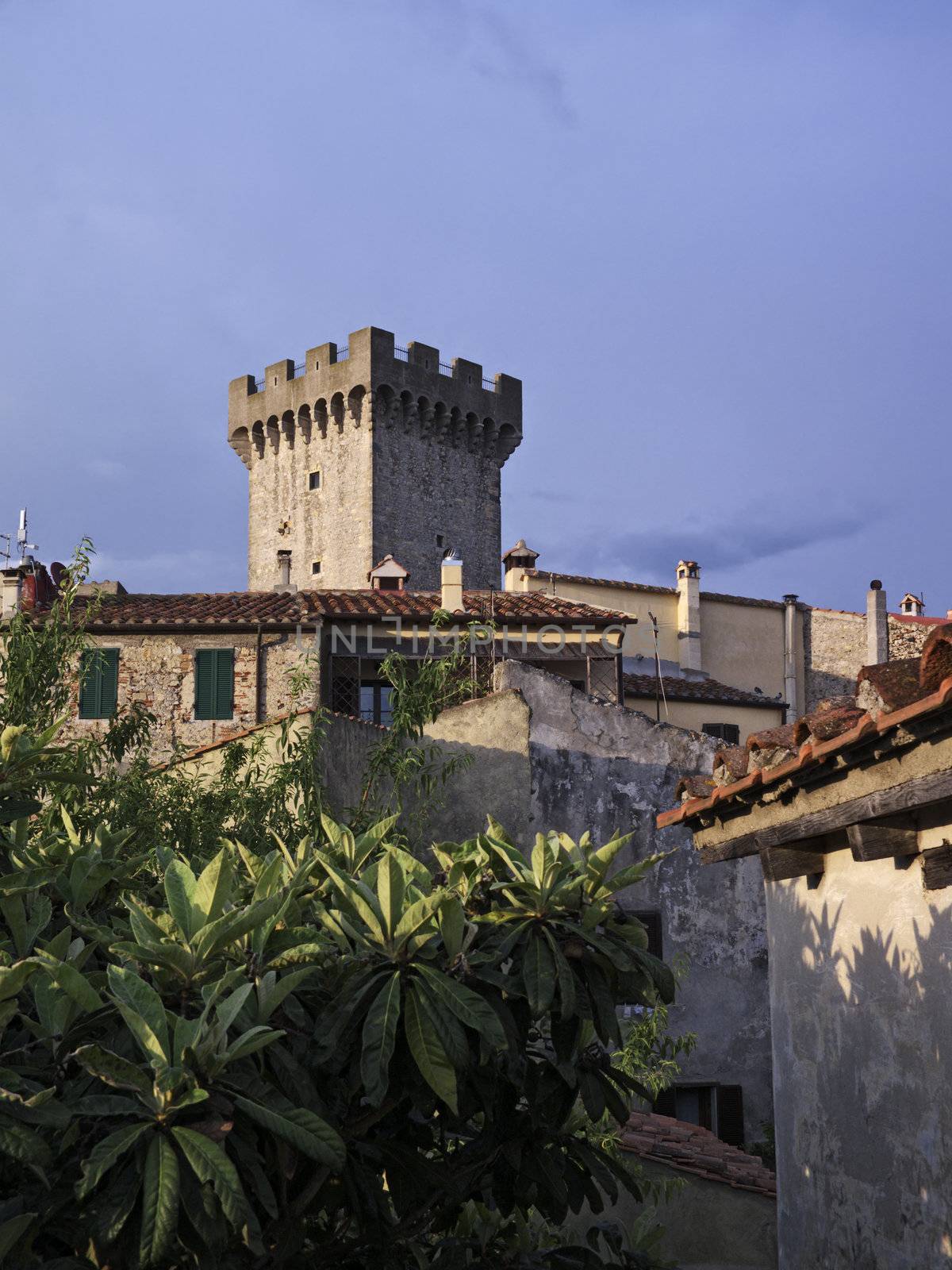 italy, tuscany, Capalbio (Grosseto), view of the old tower