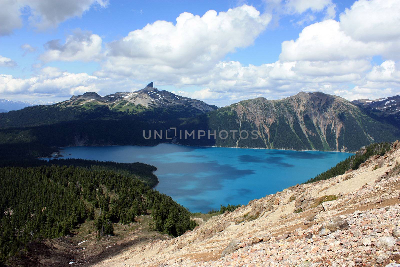 Black Tusk Summit And Garibaldi Lake by mmgphoto
