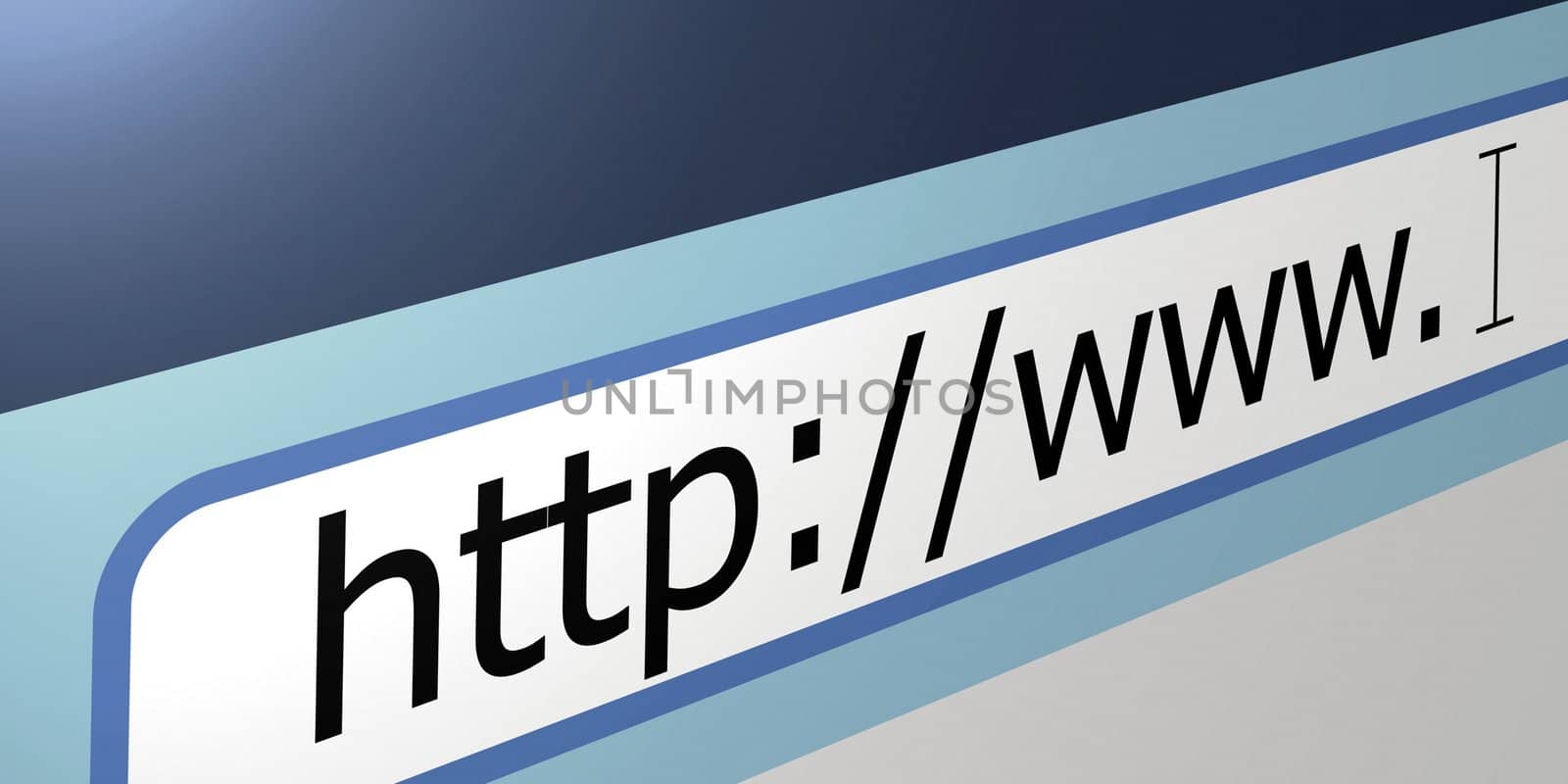 Illustration of World wide web browser address line