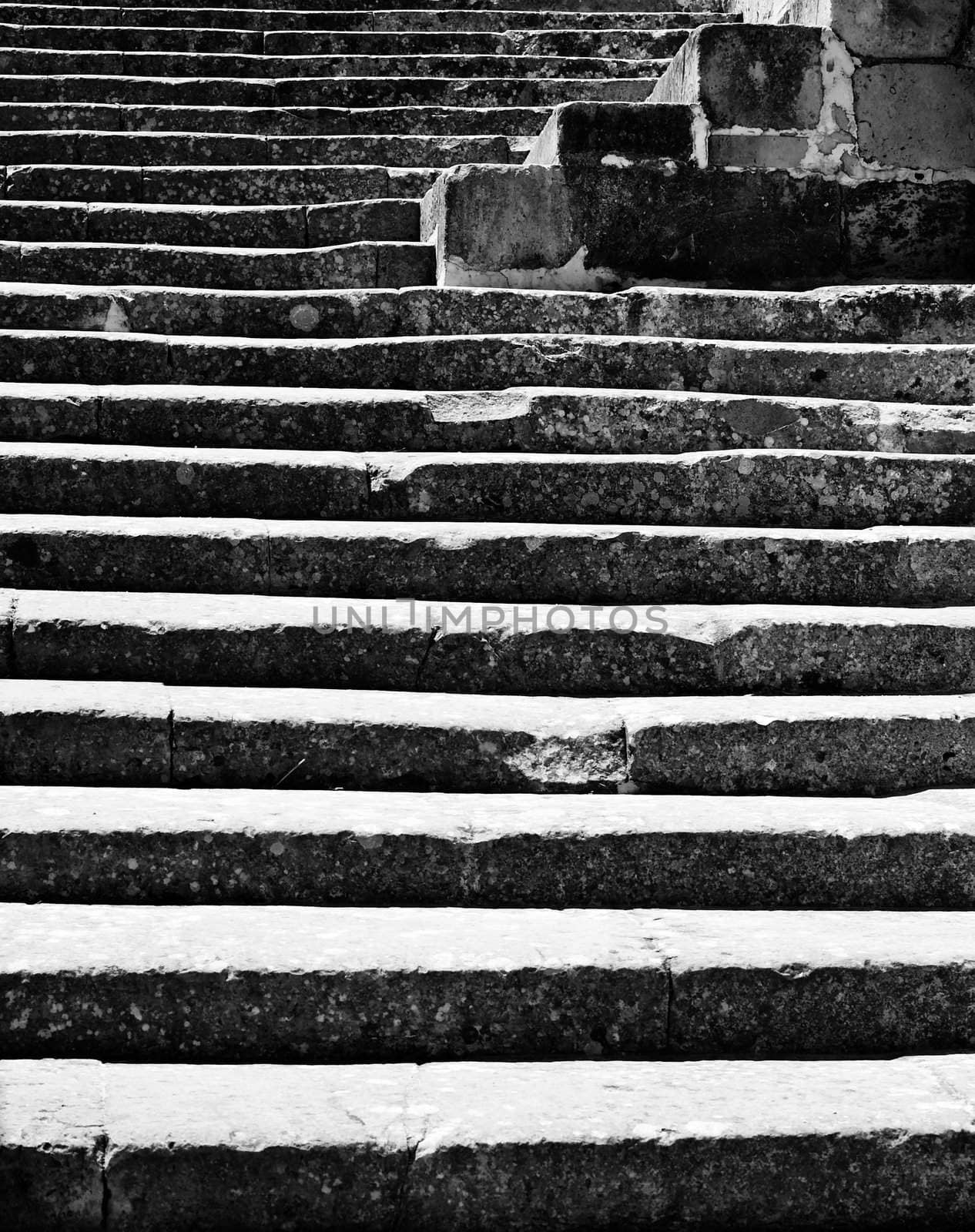 Medieval Steps Abstract by PhotoWorks