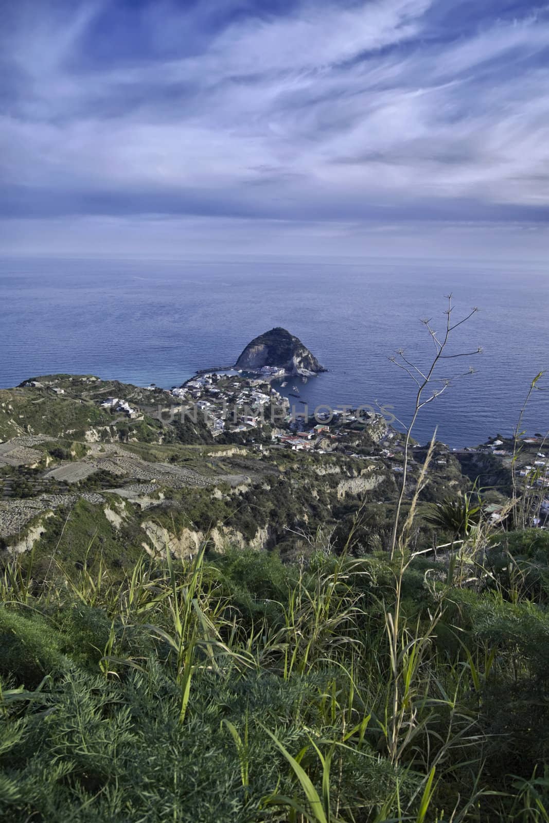 ITALY, Campania, Ischia island, S.Angelo, view of S.Angelo promontory by agiampiccolo