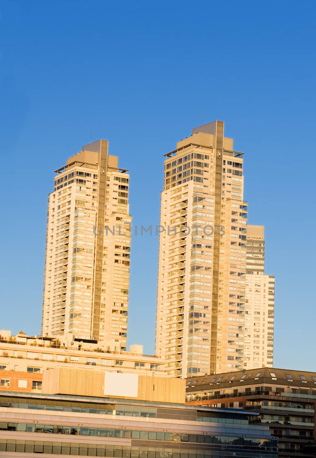 Modern buildings in Puerto Madero, Buenos Aires, Argentina.