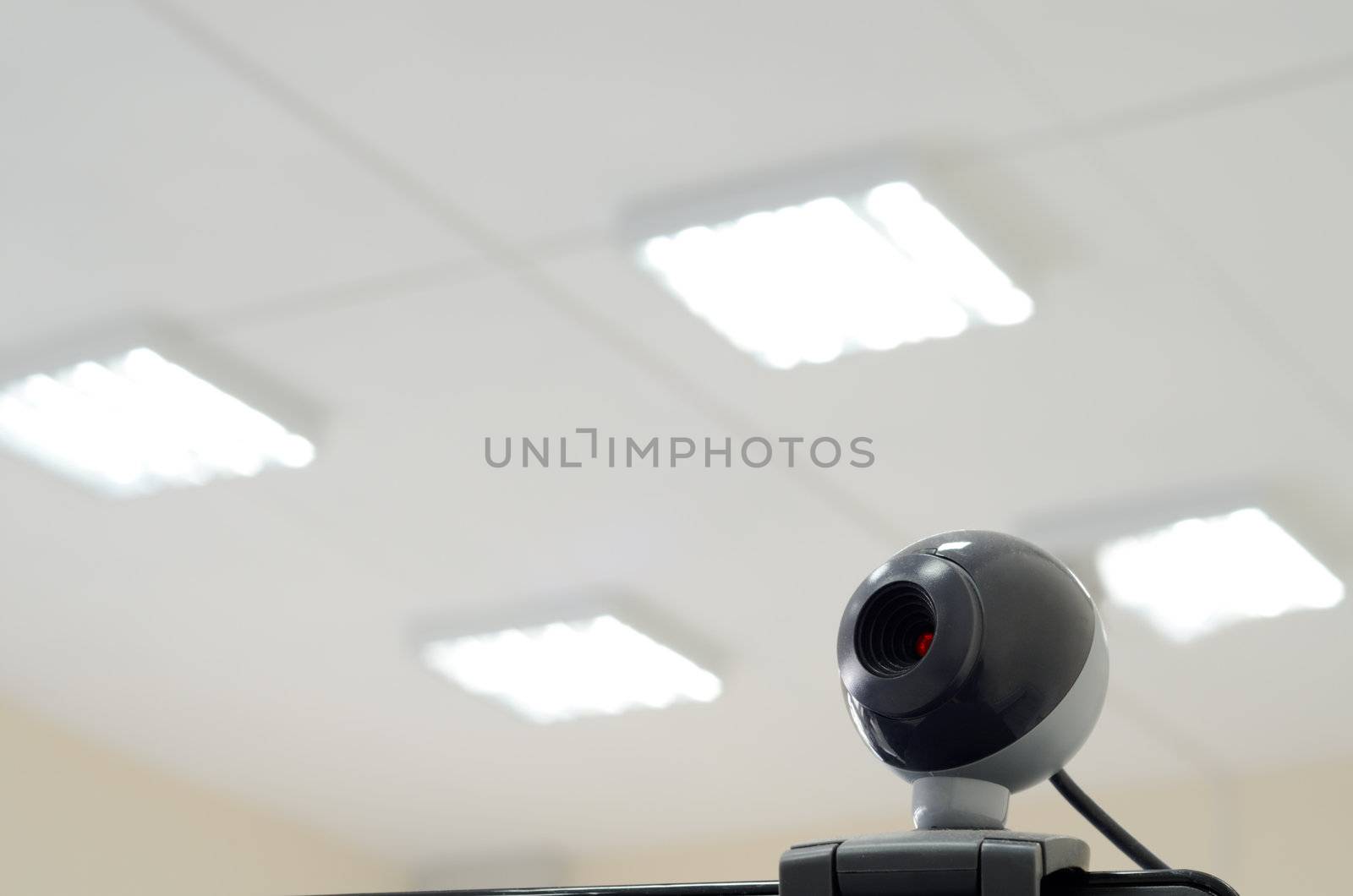 Digital web camera and office background lights