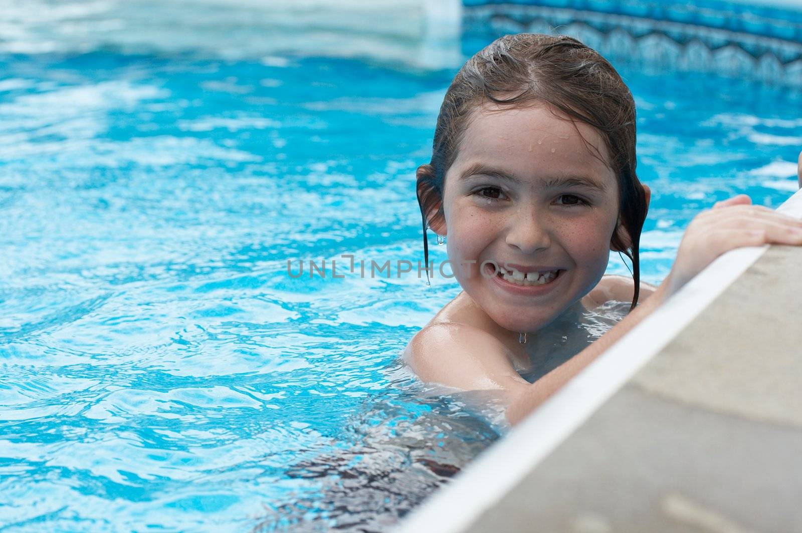 boy in pool by gjdisplay