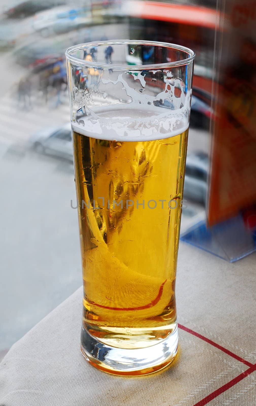 glass of beer by Sergieiev