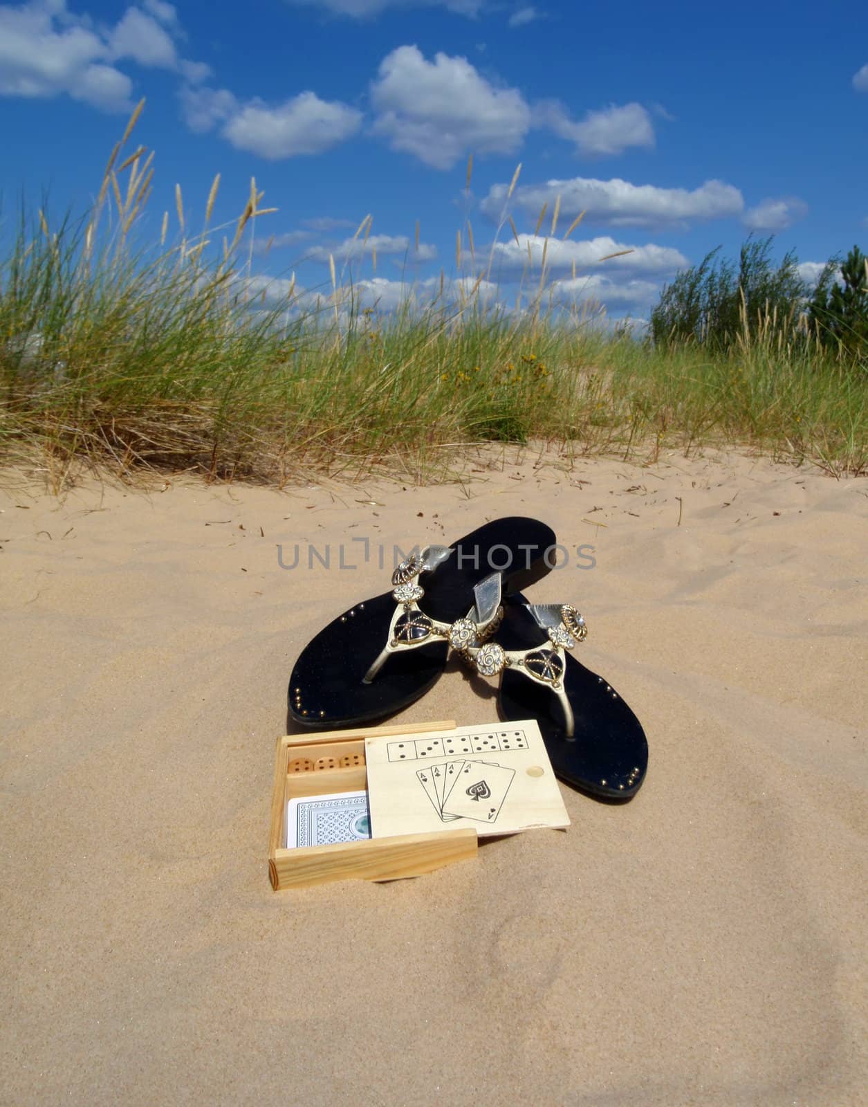 shoes on the sand    