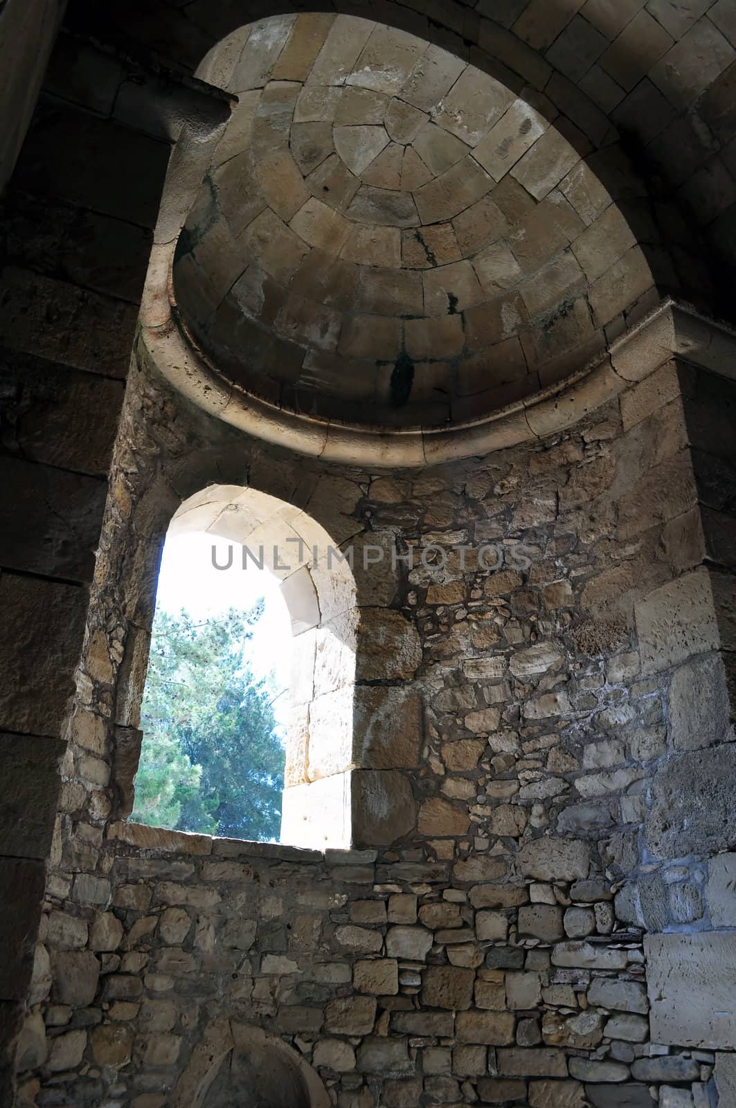 Travel photography: ancient Basilica of Ayios Titos (Saint Titus) in Gortyn, Crete, Greece