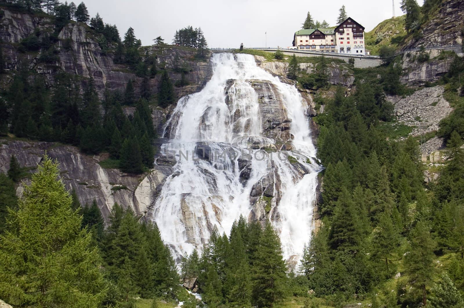 The Toce Waterfall "Cascata del Toce", Val Formazza, Italy