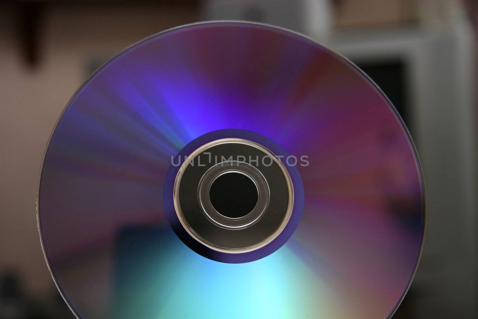 dvd or cd used as storage media for electronic data