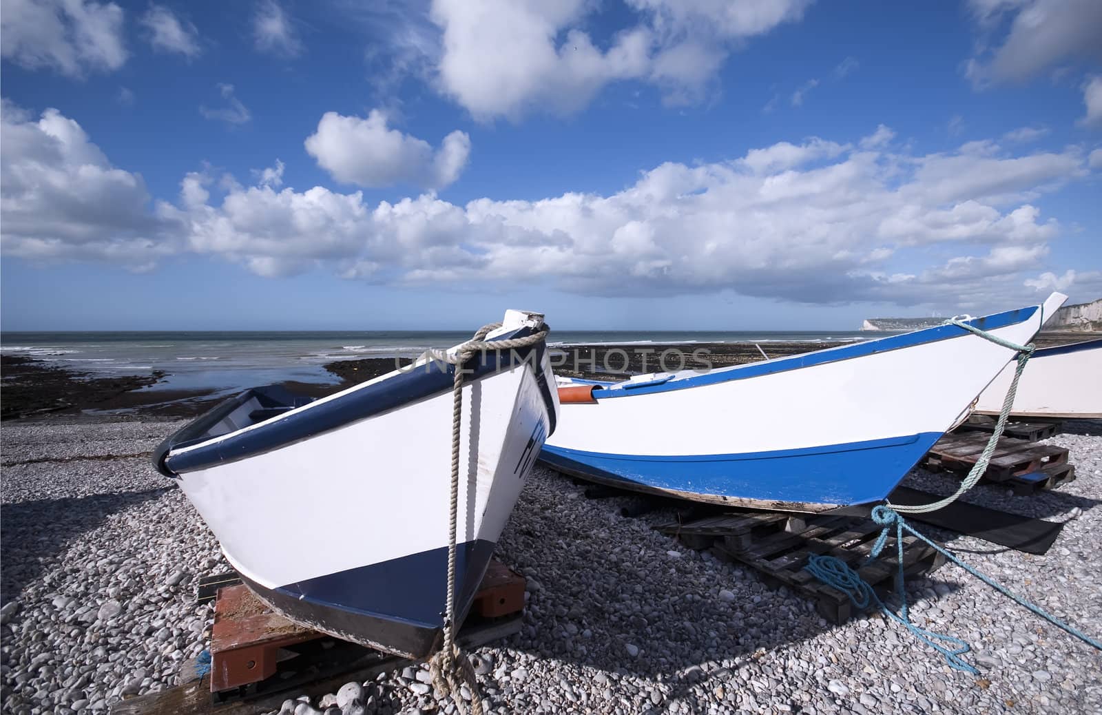 Two boats on the beach