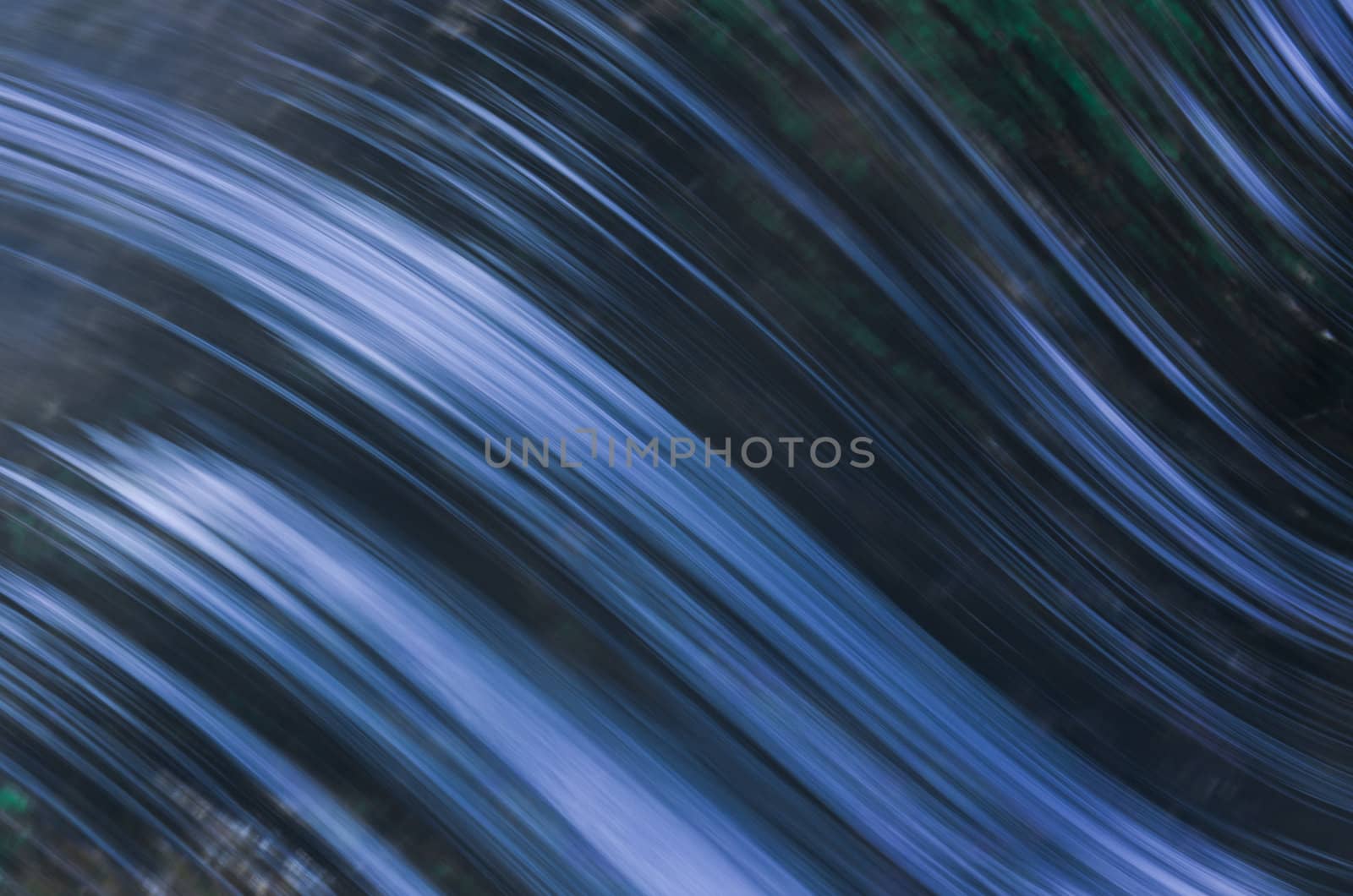 abstract wave with blue reflection on the river