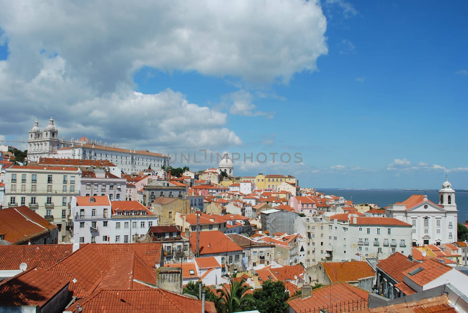 beautiful landscape view of Lisbon, Portugal