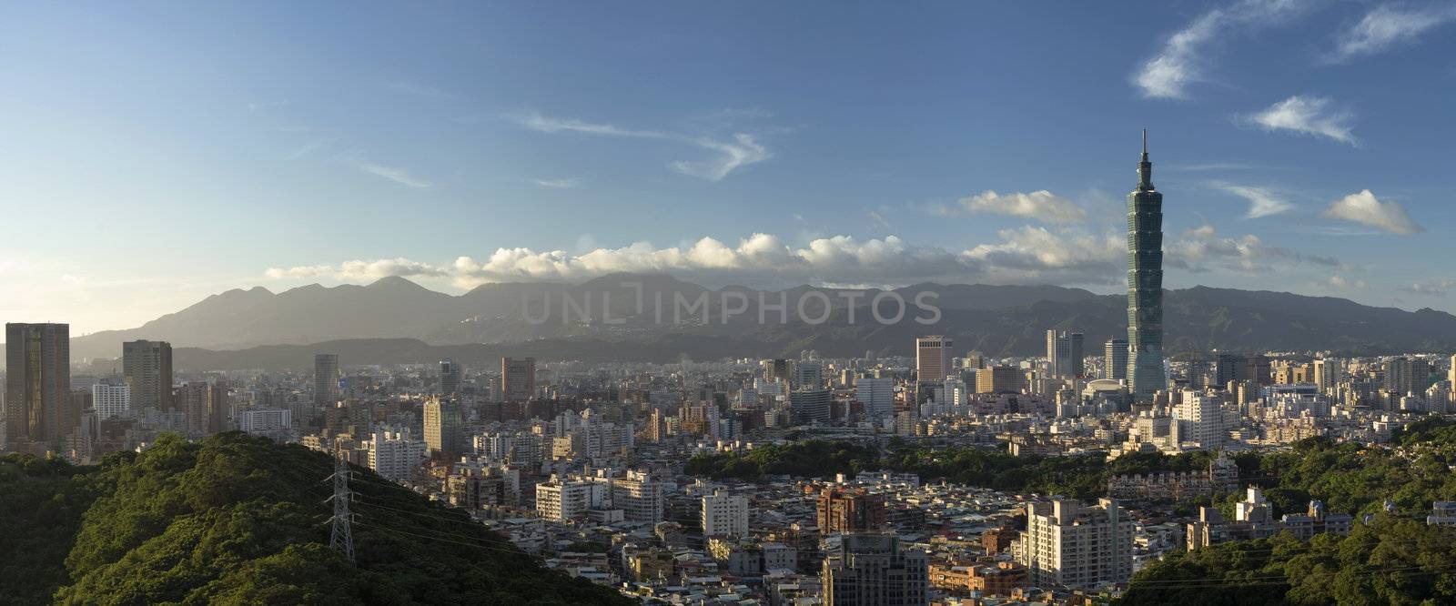 panorama cityscape by elwynn