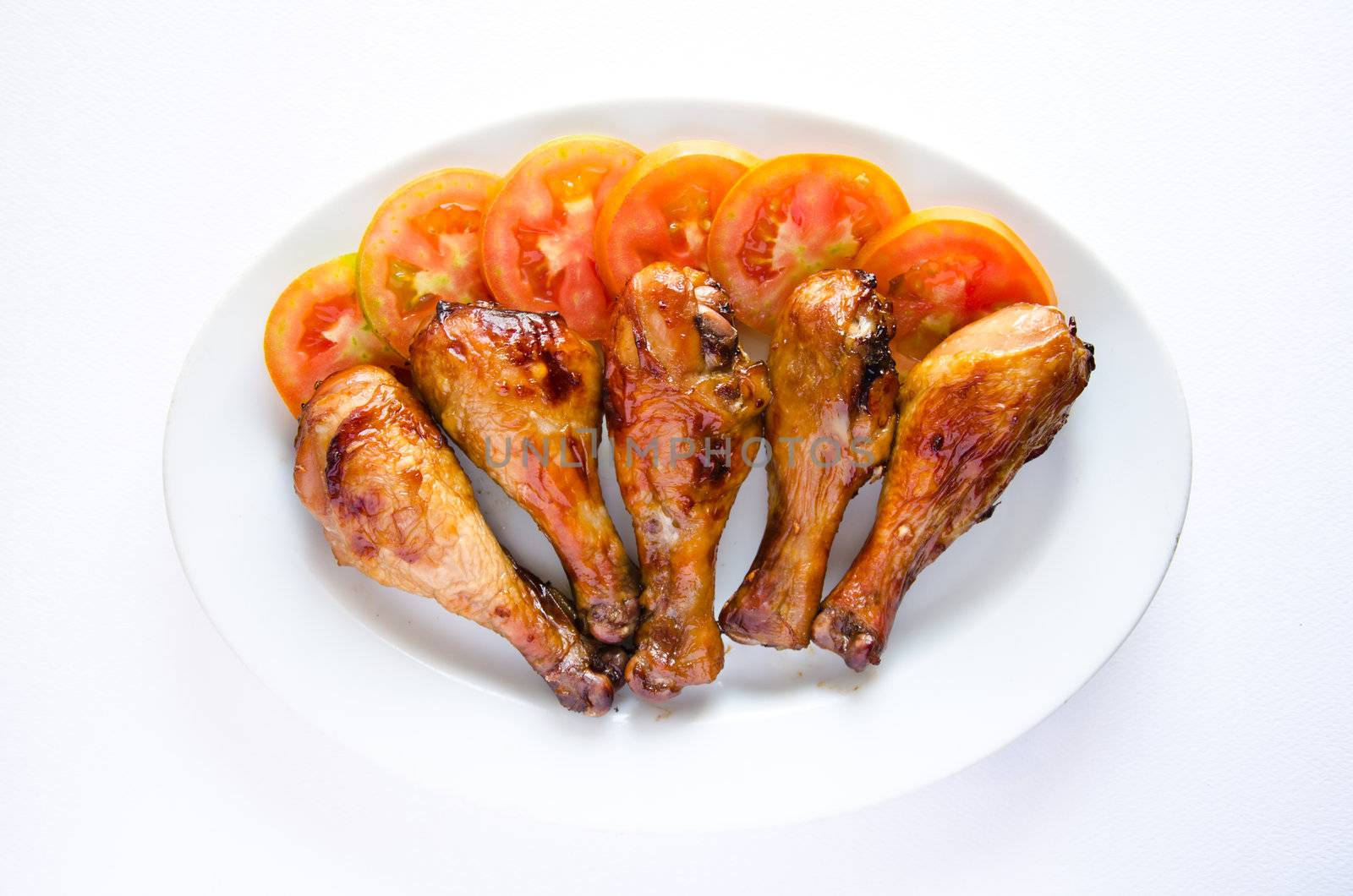 Roasting chicken by chatchai