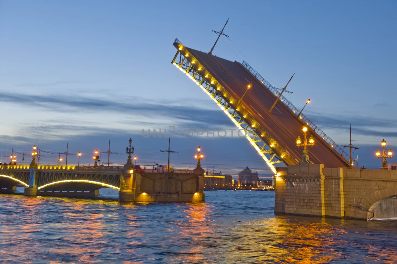 Leaf bridge in Sankt Petersburg, Russia, taken on June 2011