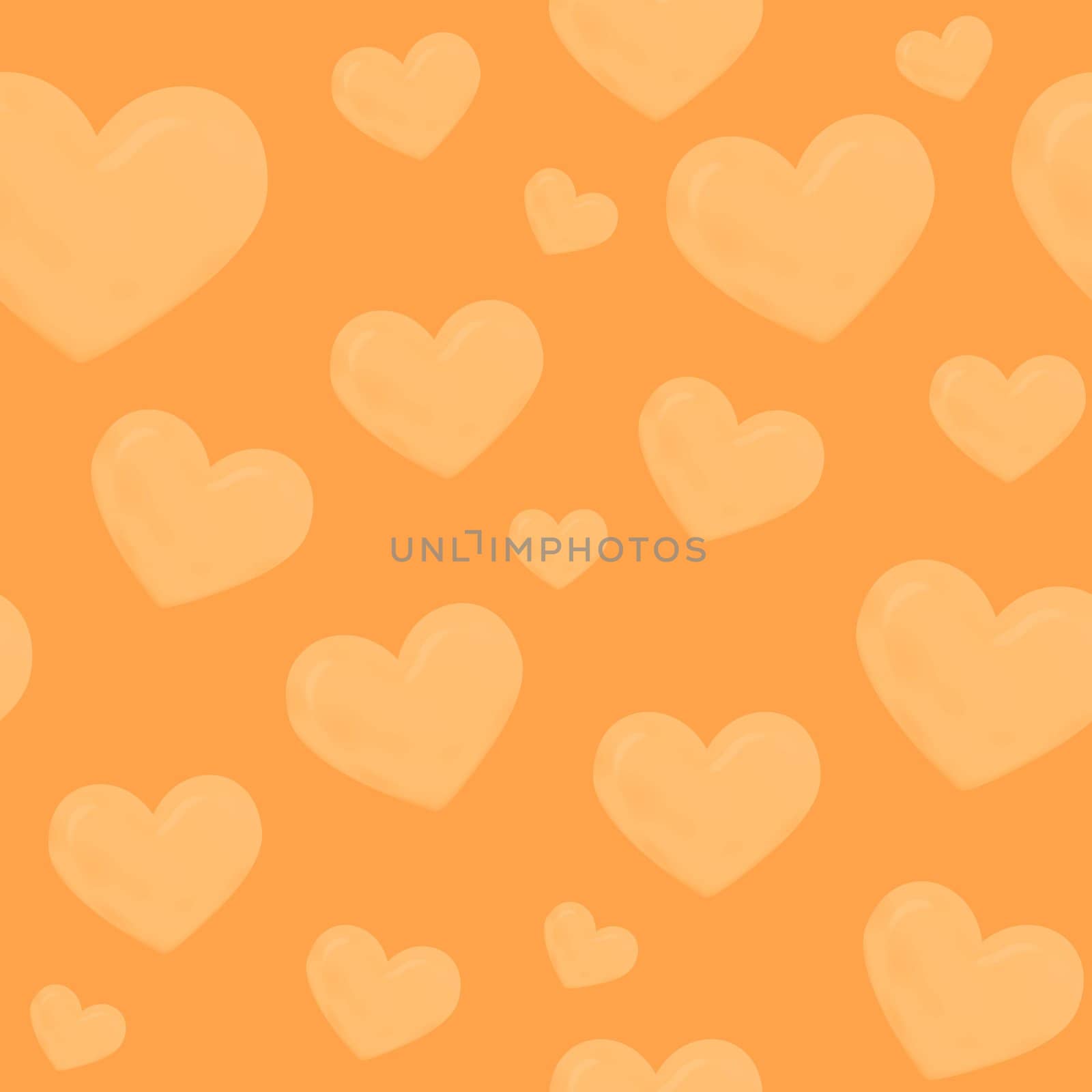 Abstract seamless background made of hearts