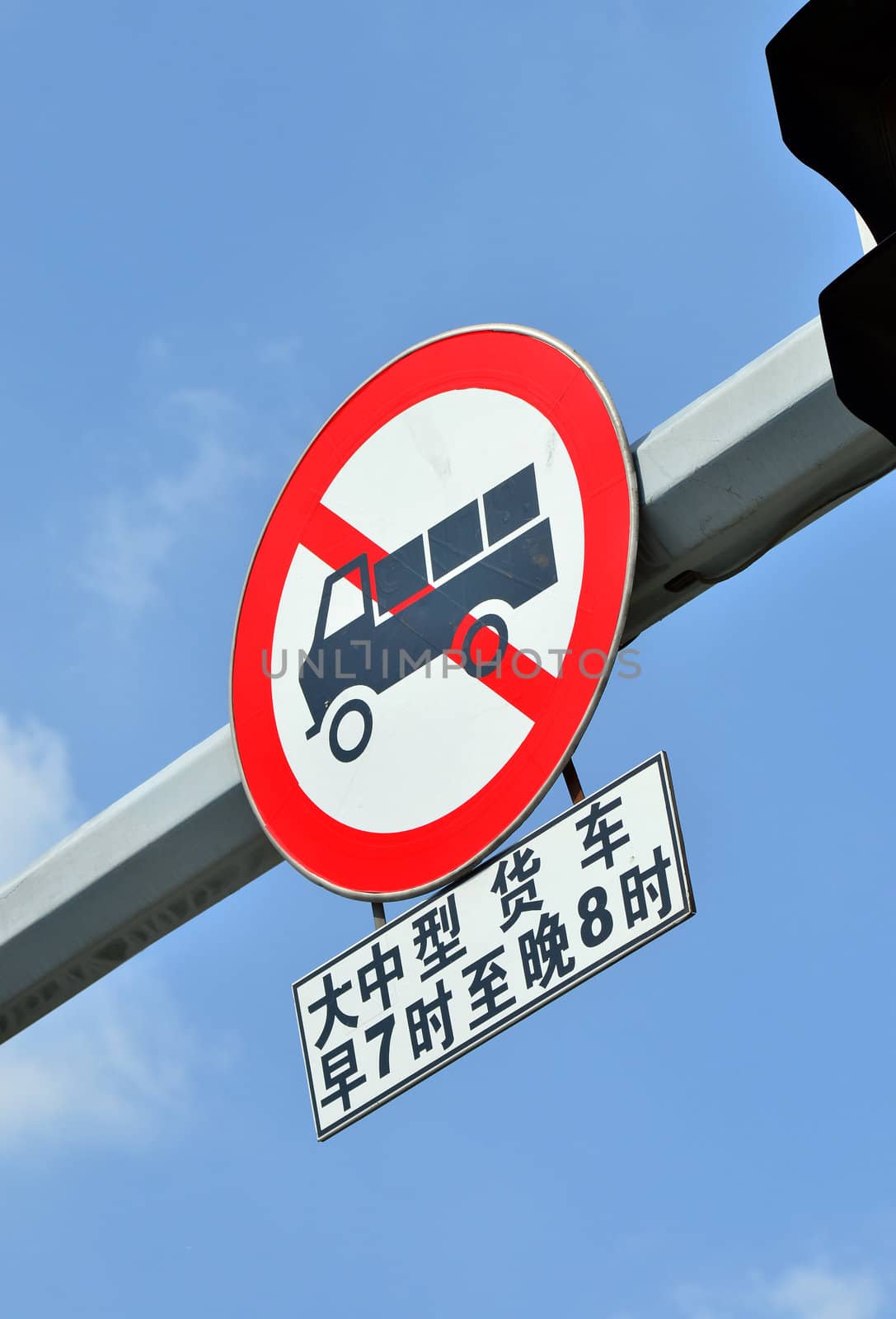 Chinese traffic sign by Vectorex