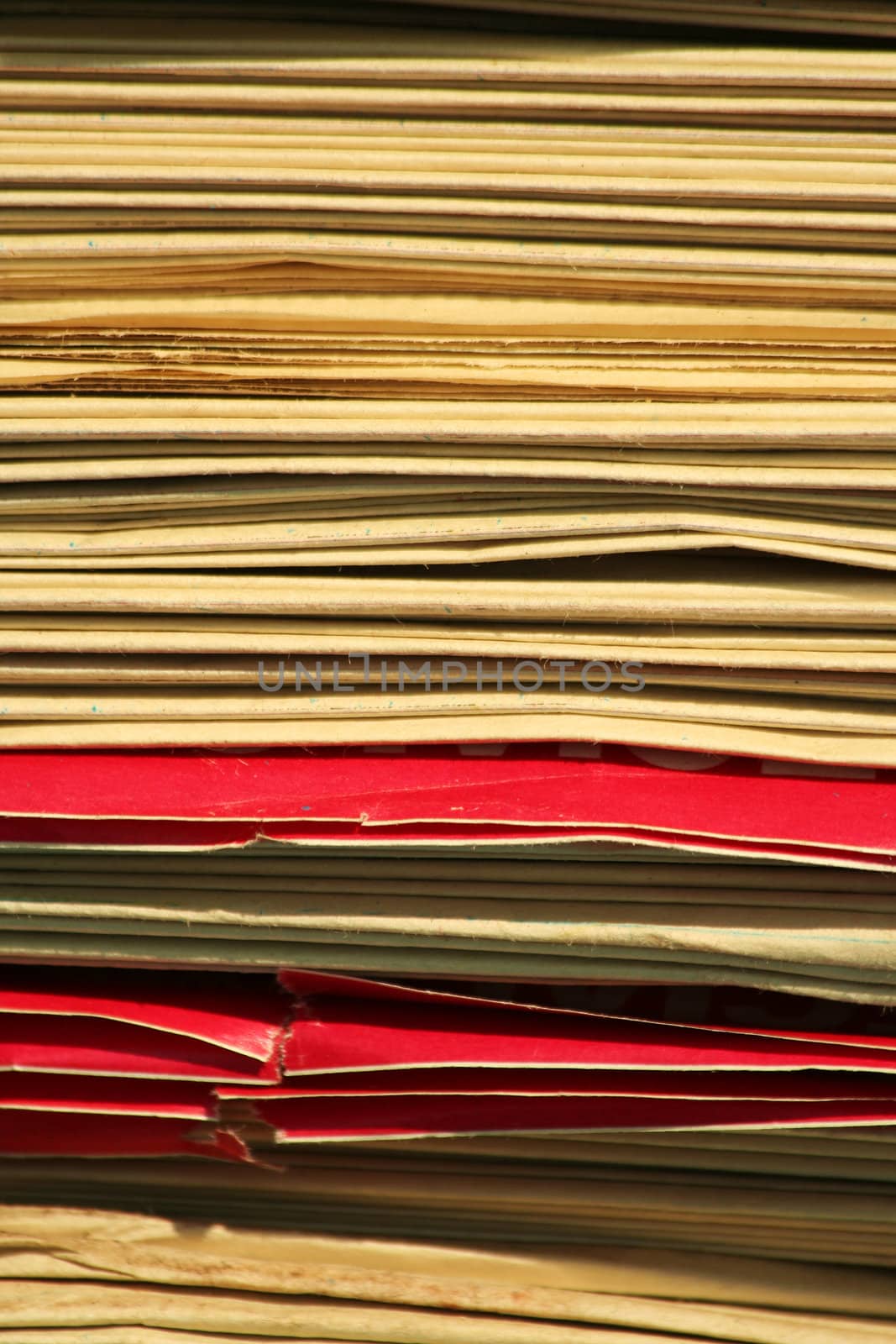 A Stacks of newspapers background