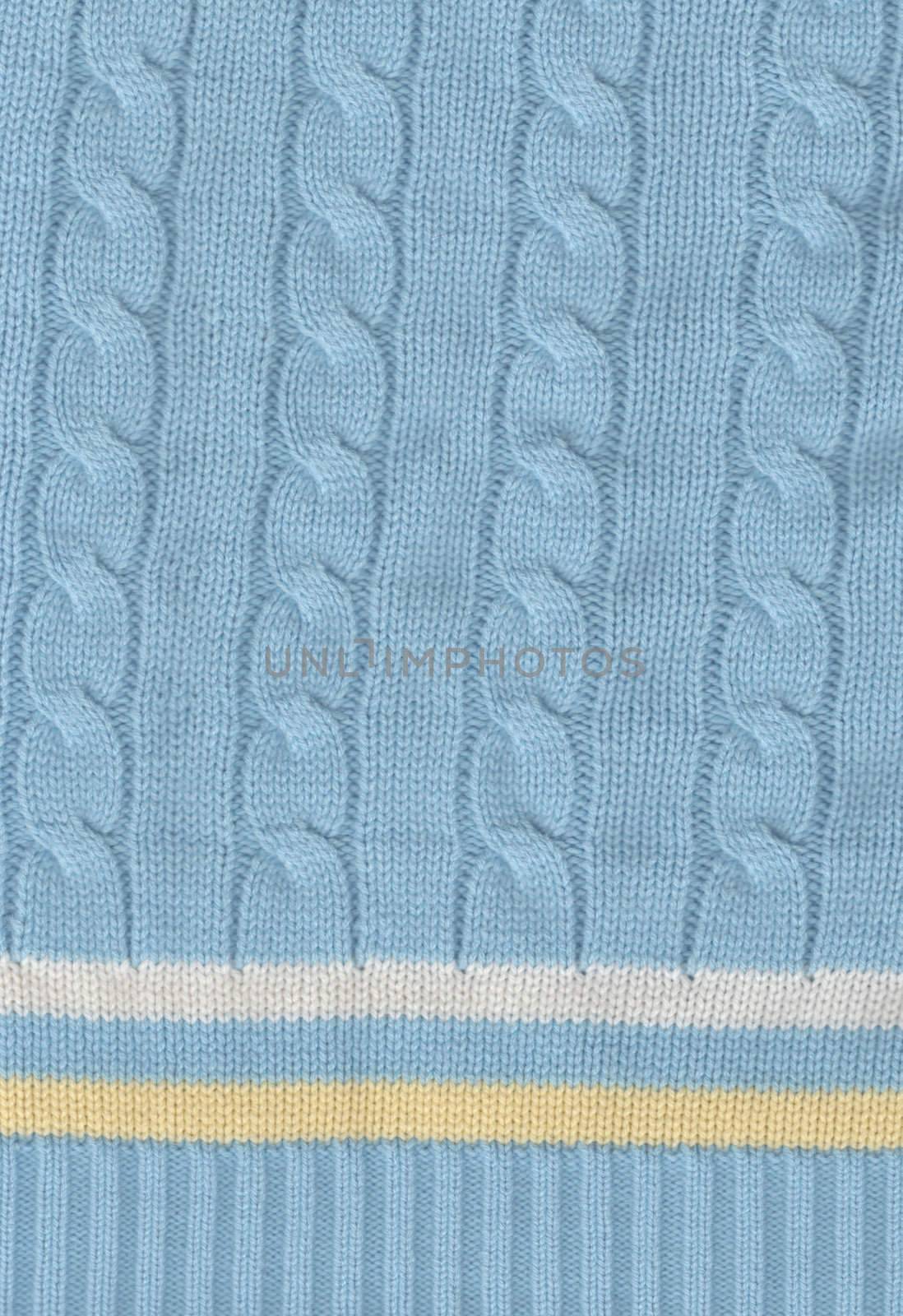 a blue knit tennins sweater background stripped pattern by jeremywhat