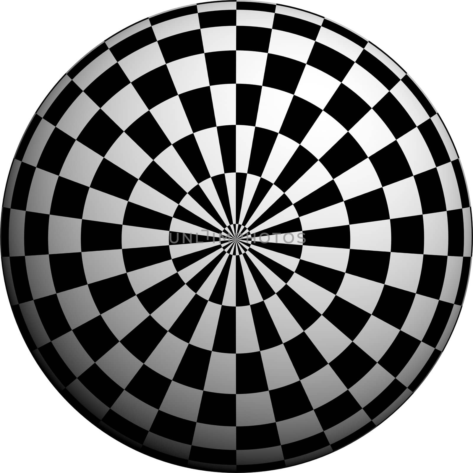 Round half tone images - round black white pattern design by jeremywhat