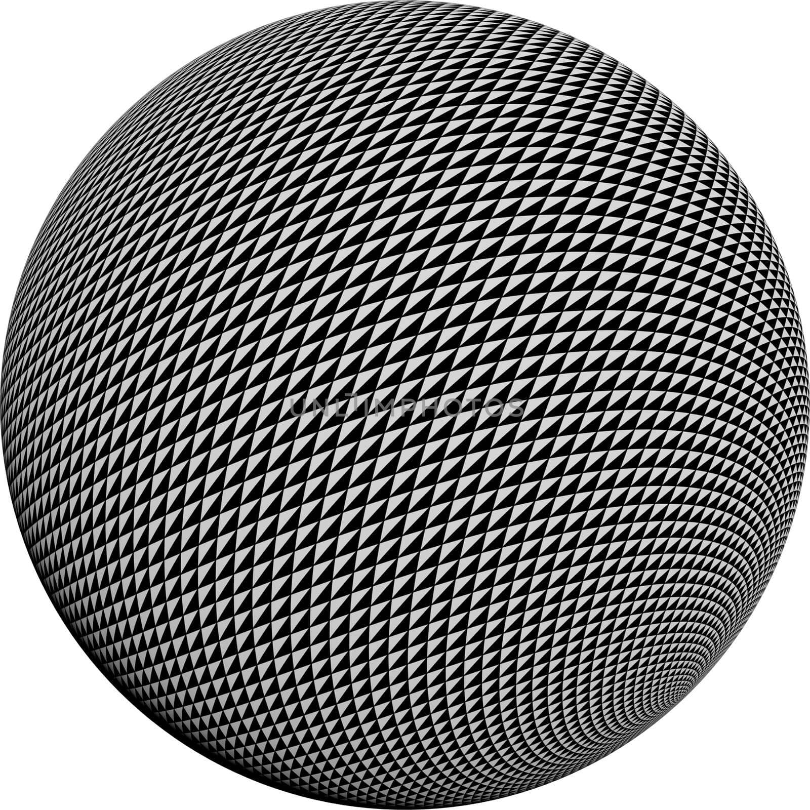 Round half tone images - round black white pattern design