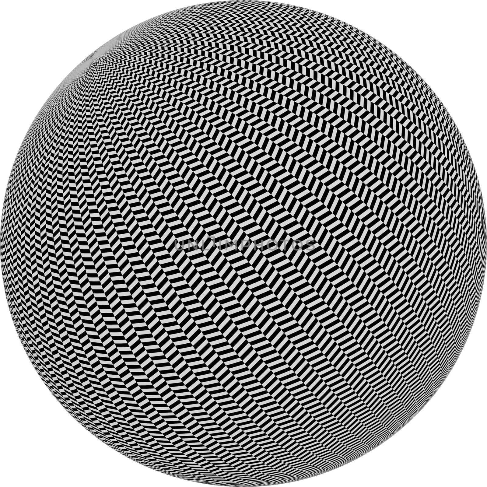 Round half tone images - round black white pattern design