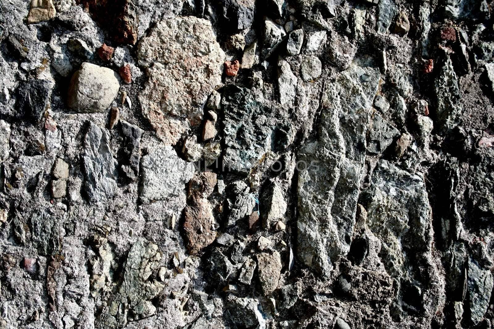 Grey stones texture