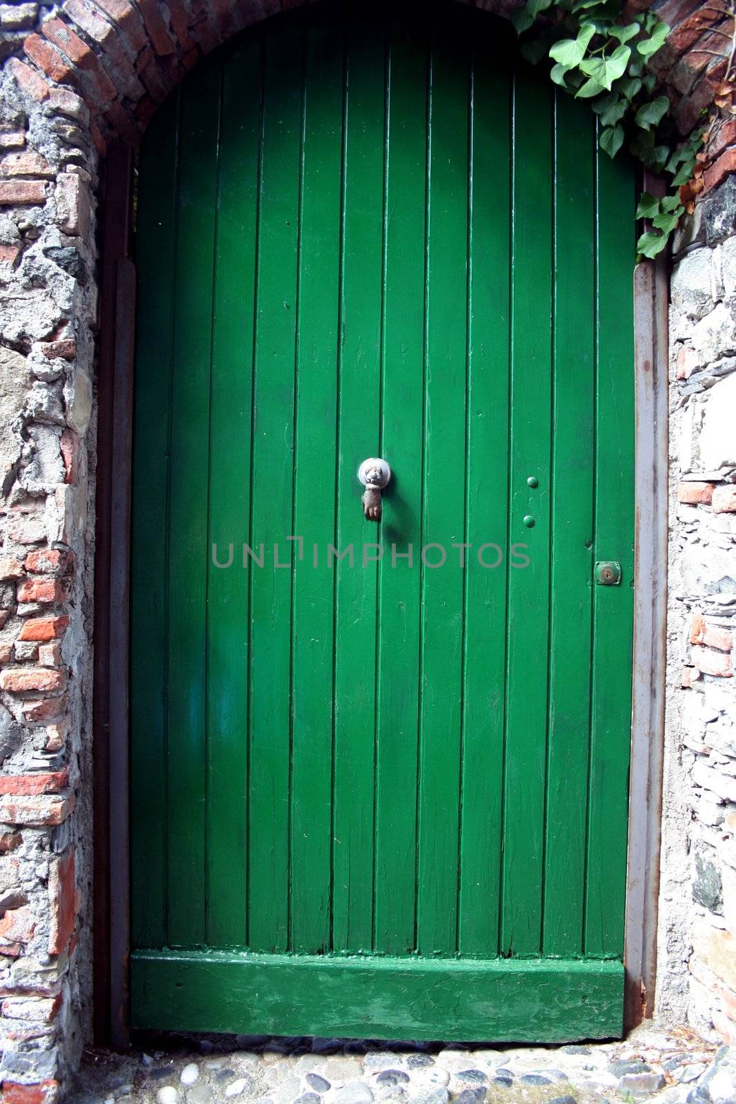 Green door