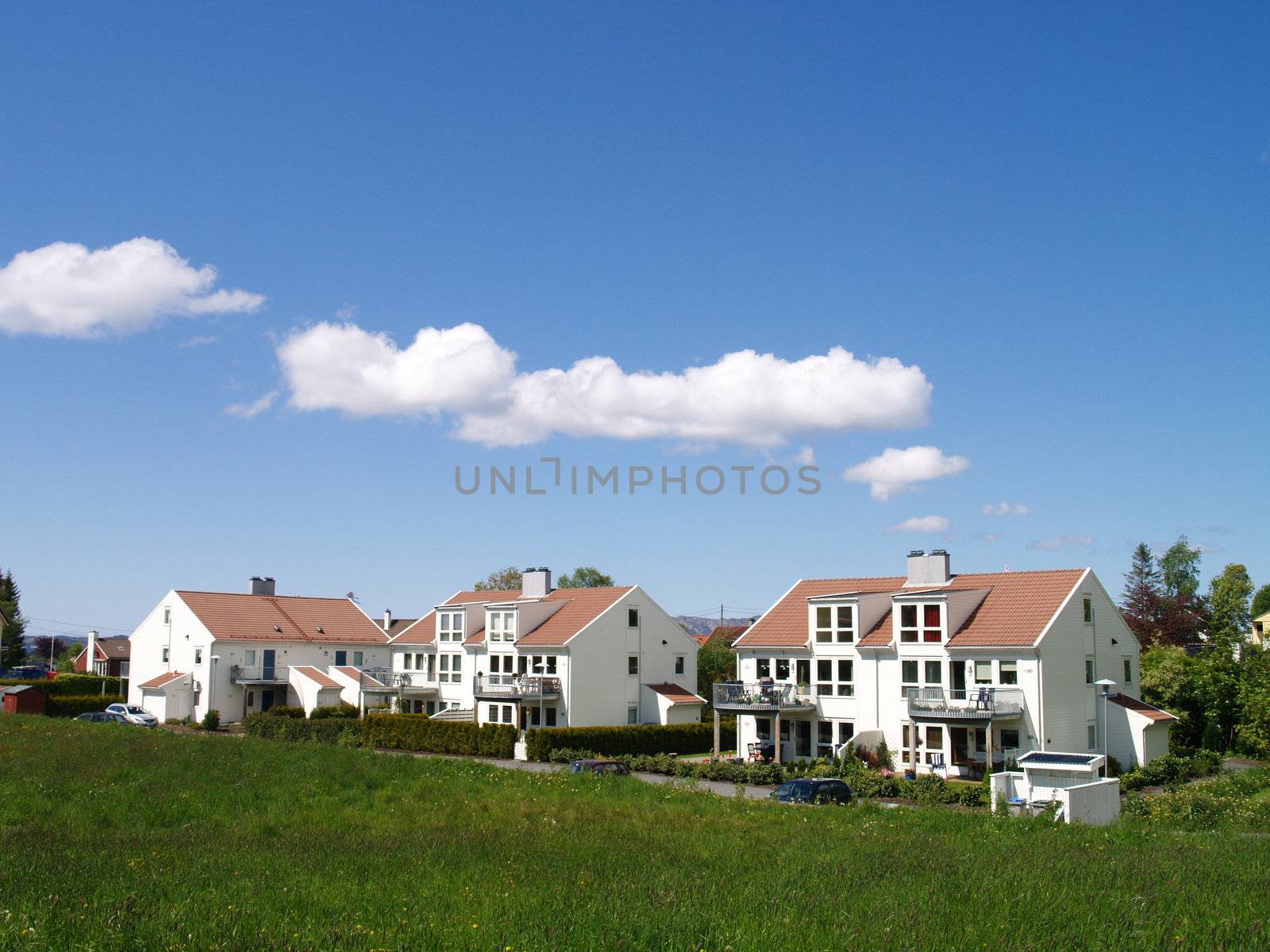 nabourhood with houses