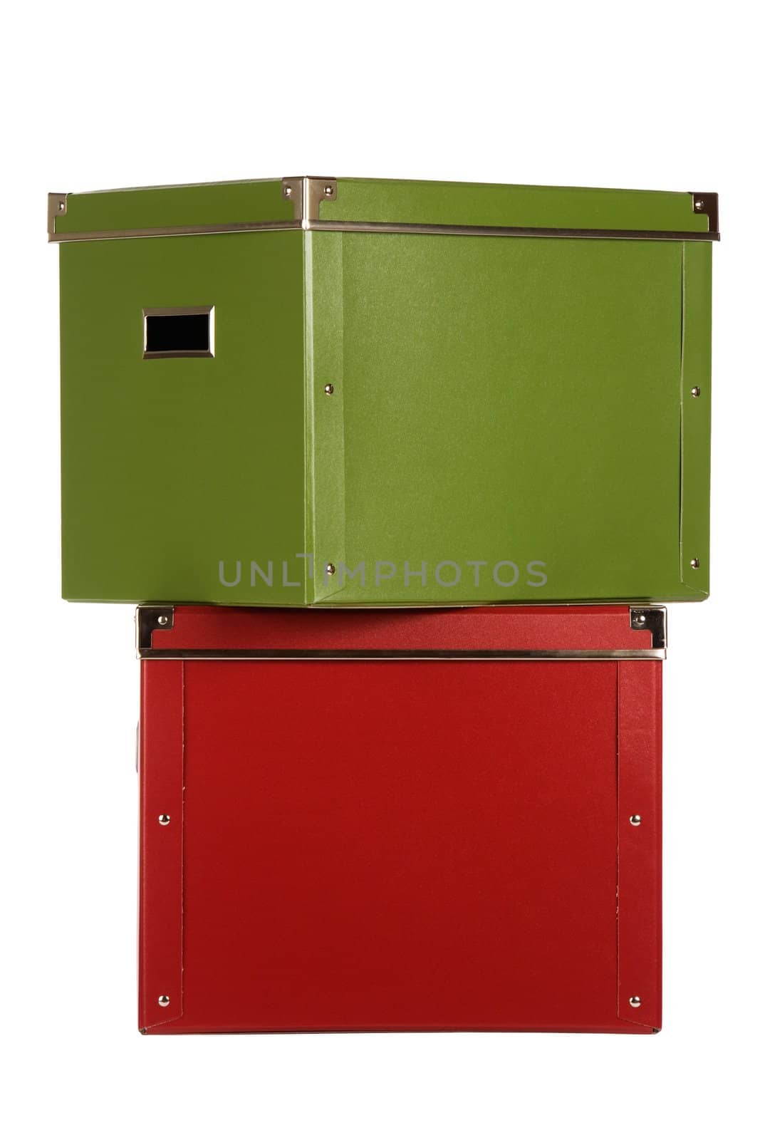 Green box and red box by Gravicapa
