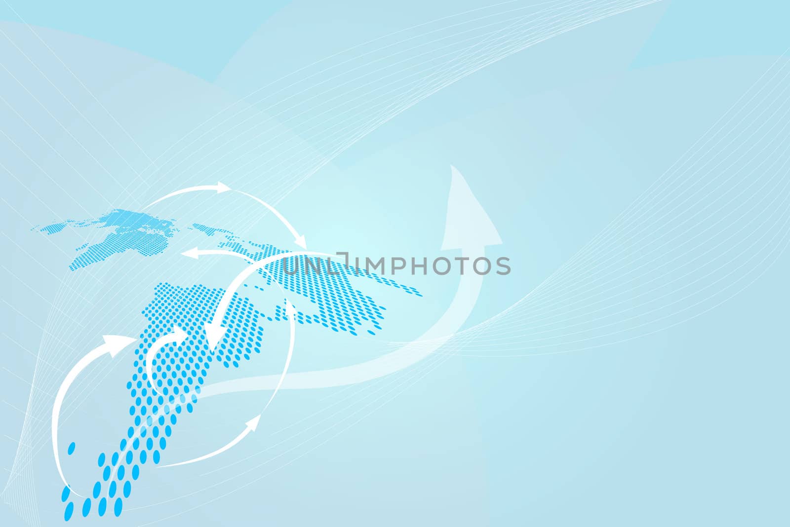 A light blue background with insert text space or a wallpaper