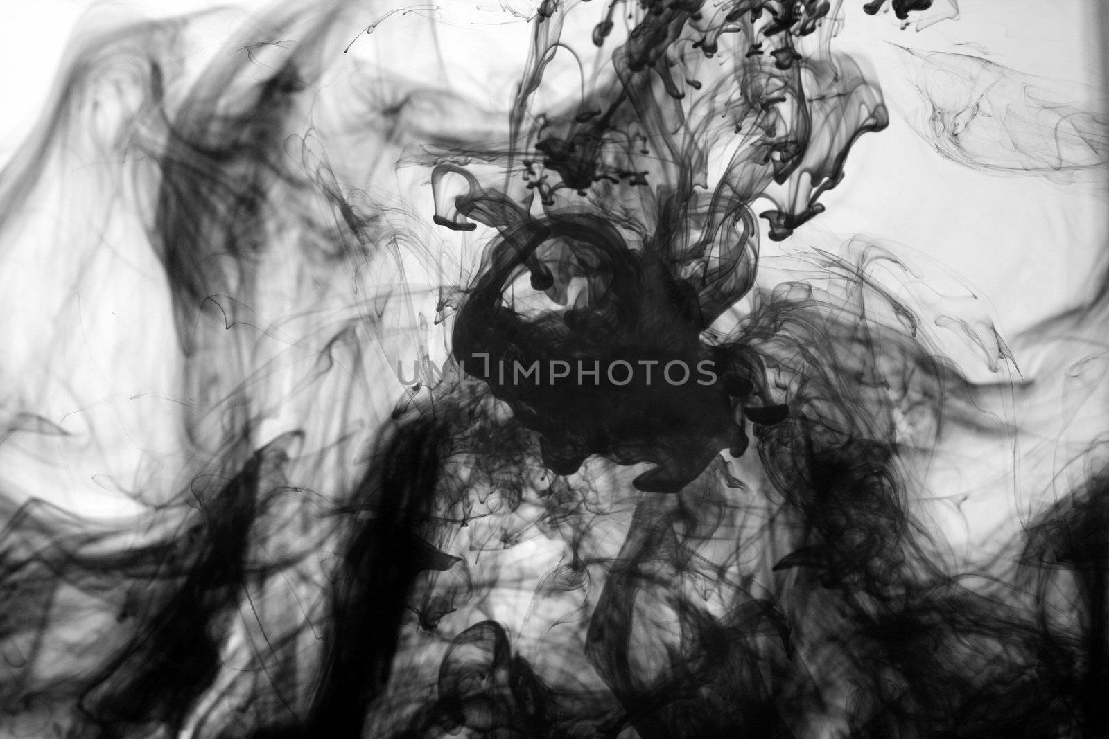 Smoke liquid ink in water by jeremywhat